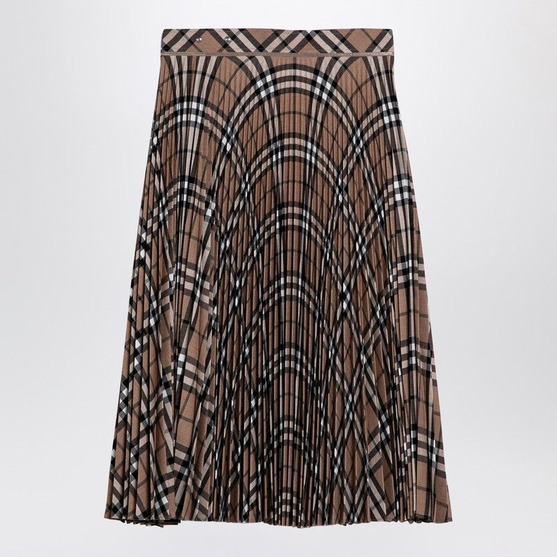 Burberry Burberry Check Pattern Pleated Skirt Size 24" / US 00 / IT 34 - 2 Thumbnail