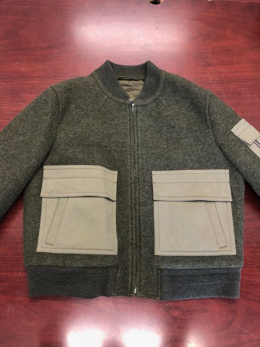 Neil Barrett Neil Barrett Wool-Felt Bomber Jacket | Grailed