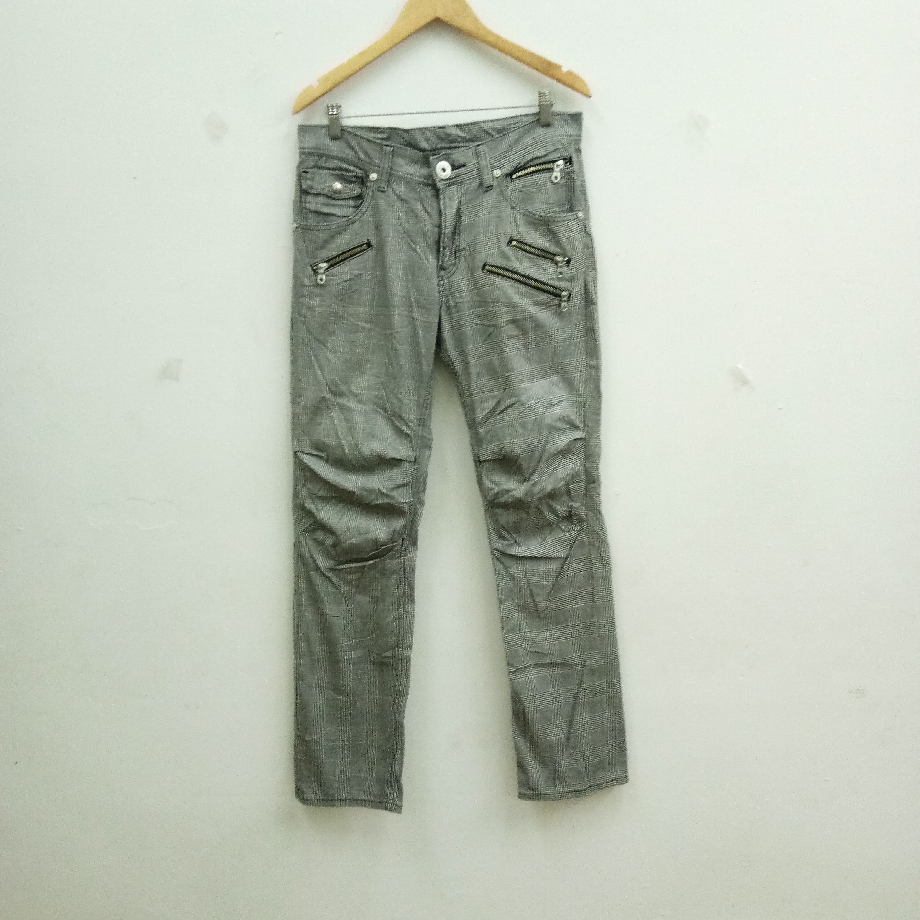 Lee Cowbows Tartan Bondage Style Pant