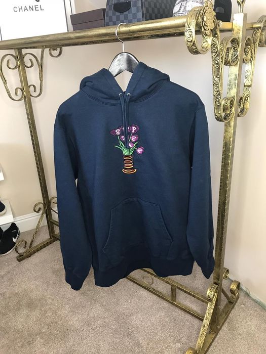 Supreme Supreme Flowers Hooded Sweatshirt | Grailed