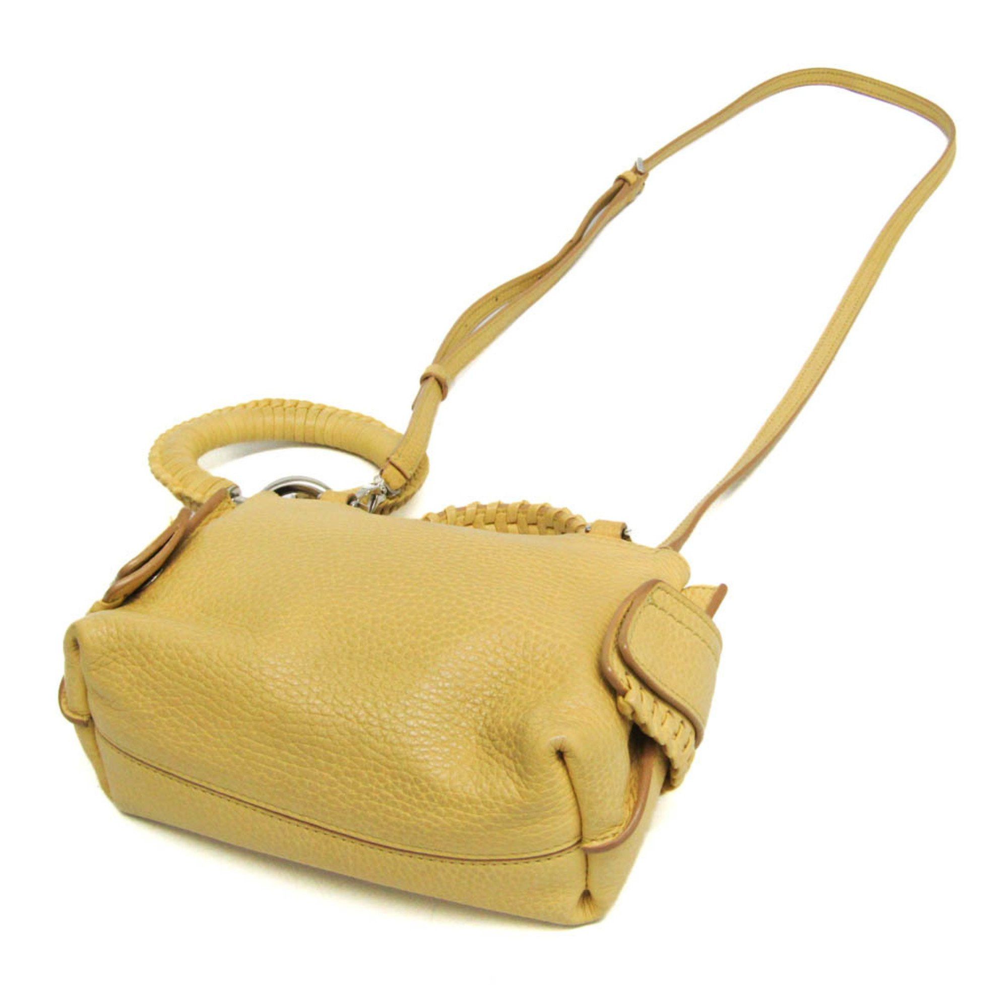 Tod's Tod's Women's Leather Handbag,Shoulder Bag Yellow Size ONE SIZE - 2 Thumbnail