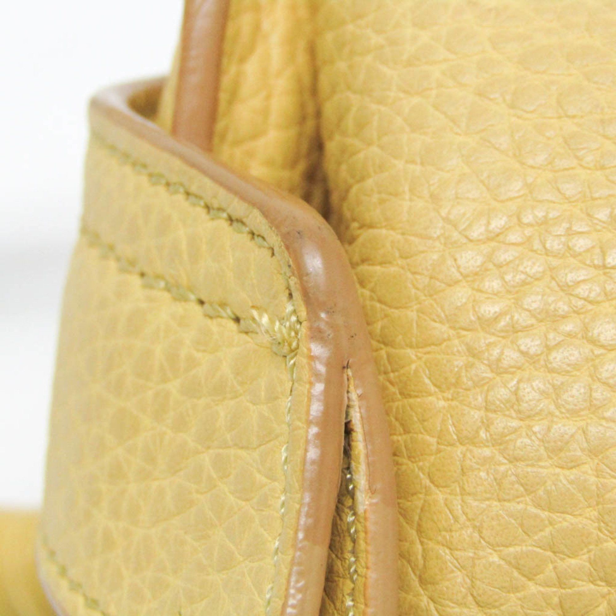 Tod's Tod's Women's Leather Handbag,Shoulder Bag Yellow Size ONE SIZE - 7 Thumbnail