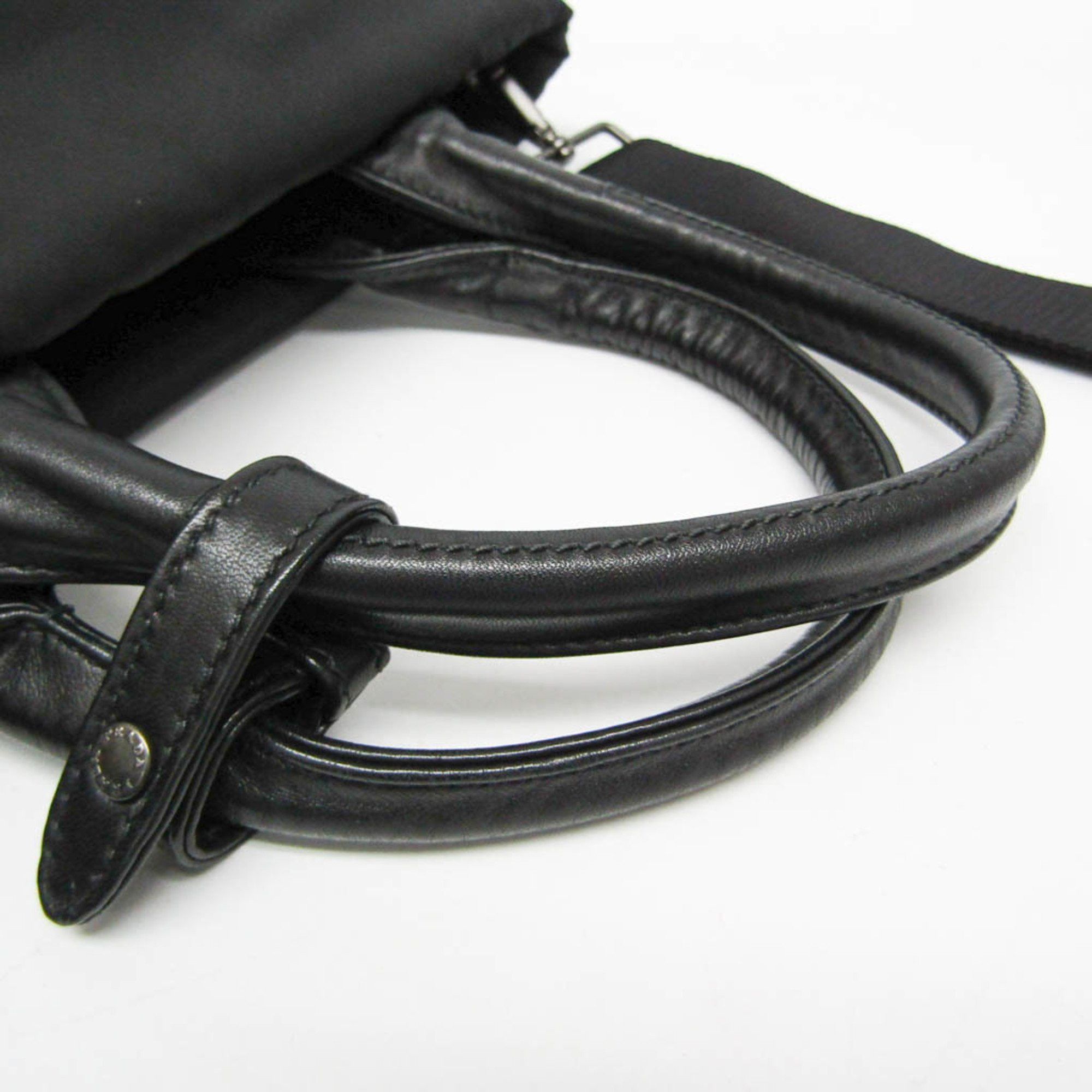 Prada Prada B1959V Women's Tessuto,Nappa Leather Handbag,Shoulder Bag Black,Gray Size ONE SIZE - 6 Thumbnail