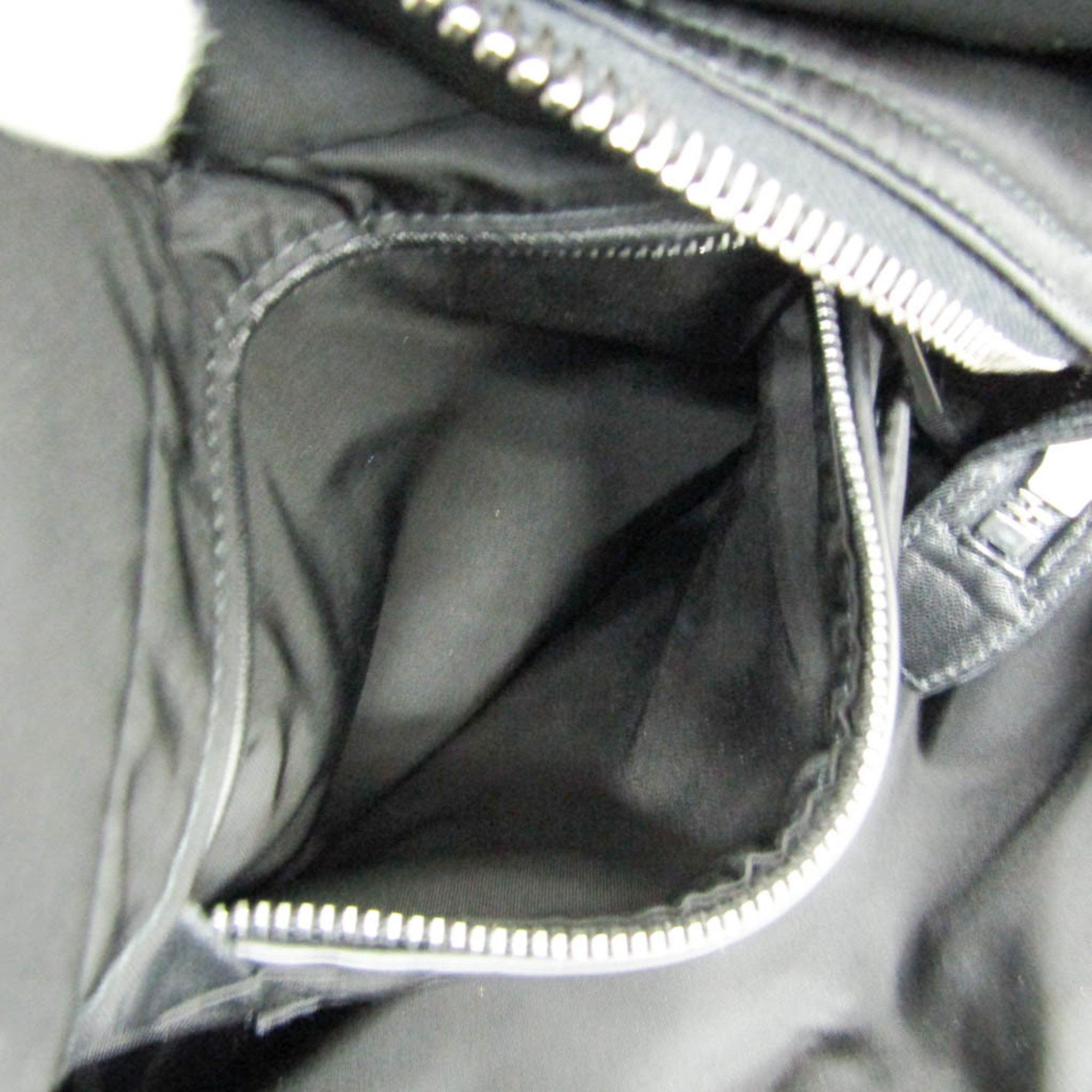 Prada Prada B1959V Women's Tessuto,Nappa Leather Handbag,Shoulder Bag Black,Gray Size ONE SIZE - 8 Thumbnail