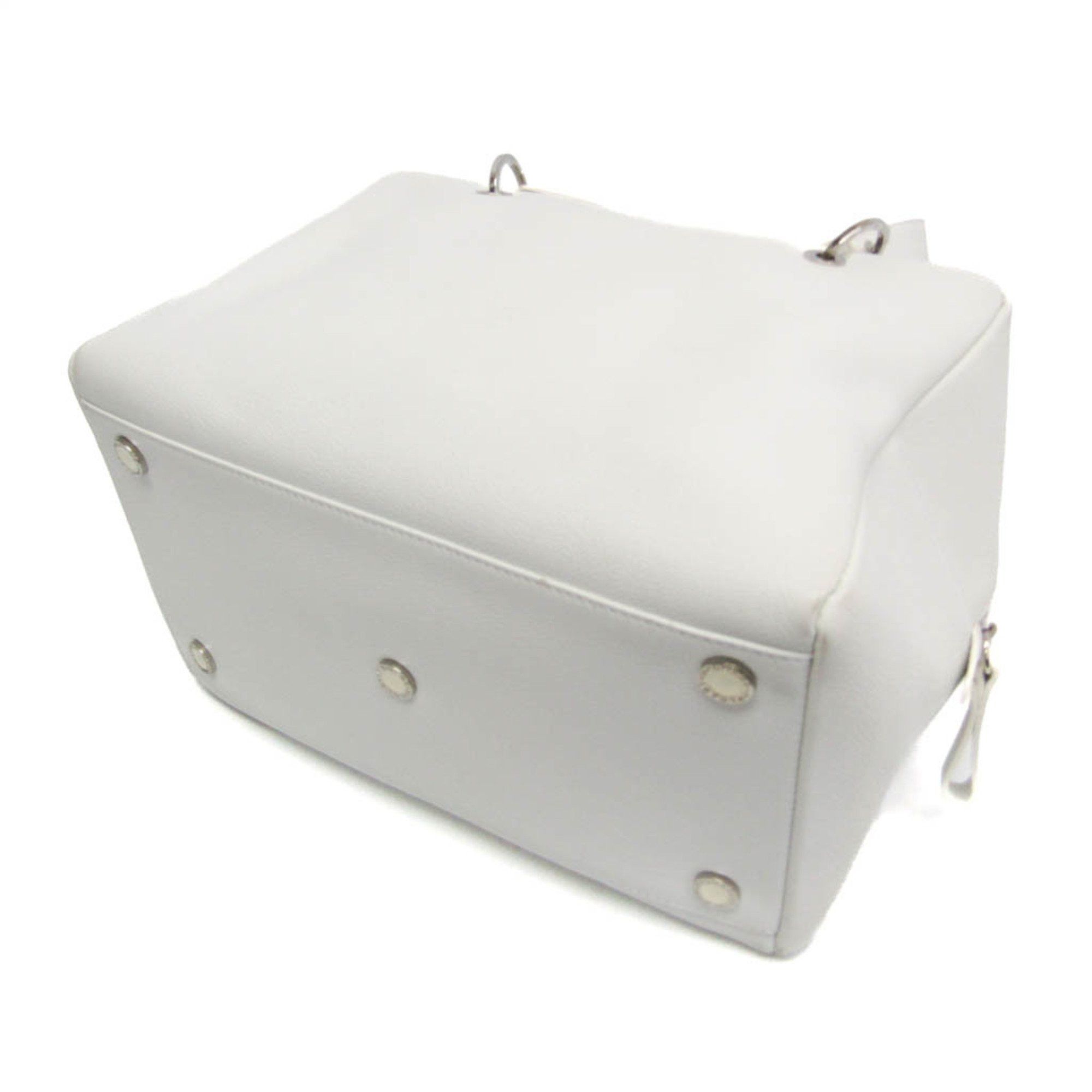 Bvlgari Bvlgari Women's Leather Handbag White Size ONE SIZE - 2 Thumbnail