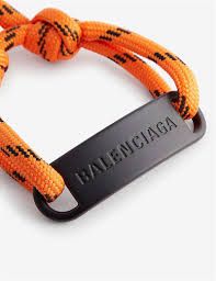 Balenciaga Logo Plate Adjustable Bracelet Size ONE SIZE - 2 Thumbnail