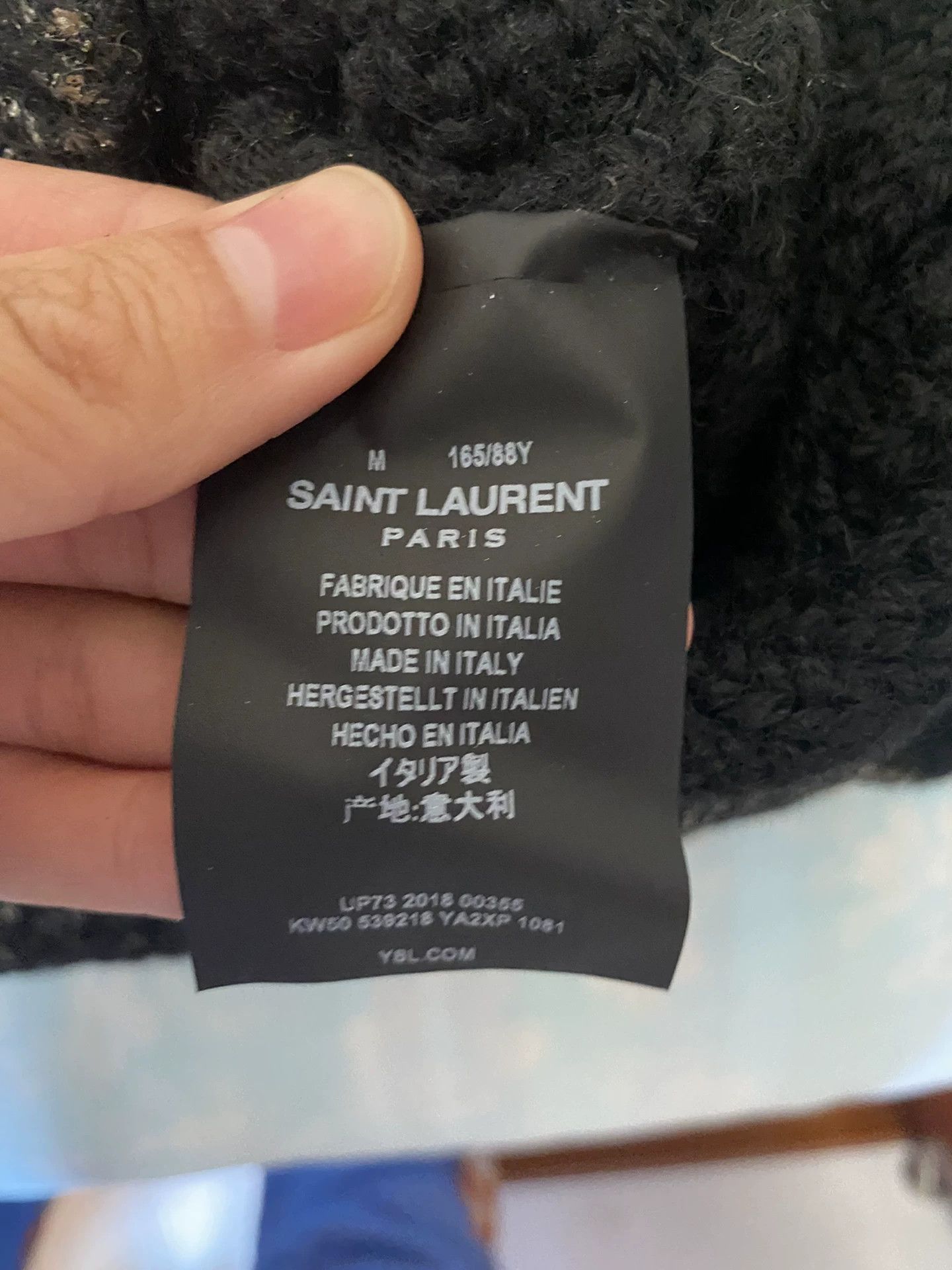 Saint Laurent Paris Saint Laurent Paris Wool Knitted Sweater Size US M / EU 48-50 / 2 - 6 Thumbnail