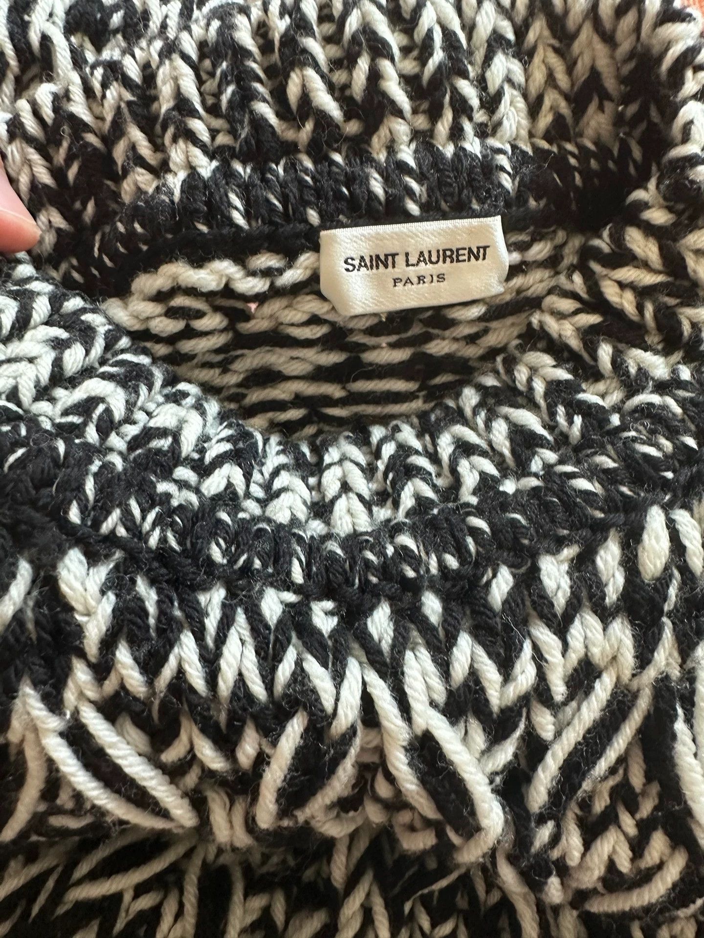Saint Laurent Paris Saint Laurent Paris Wool Knitted Sweater Size US S / EU 44-46 / 1 - 2 Thumbnail