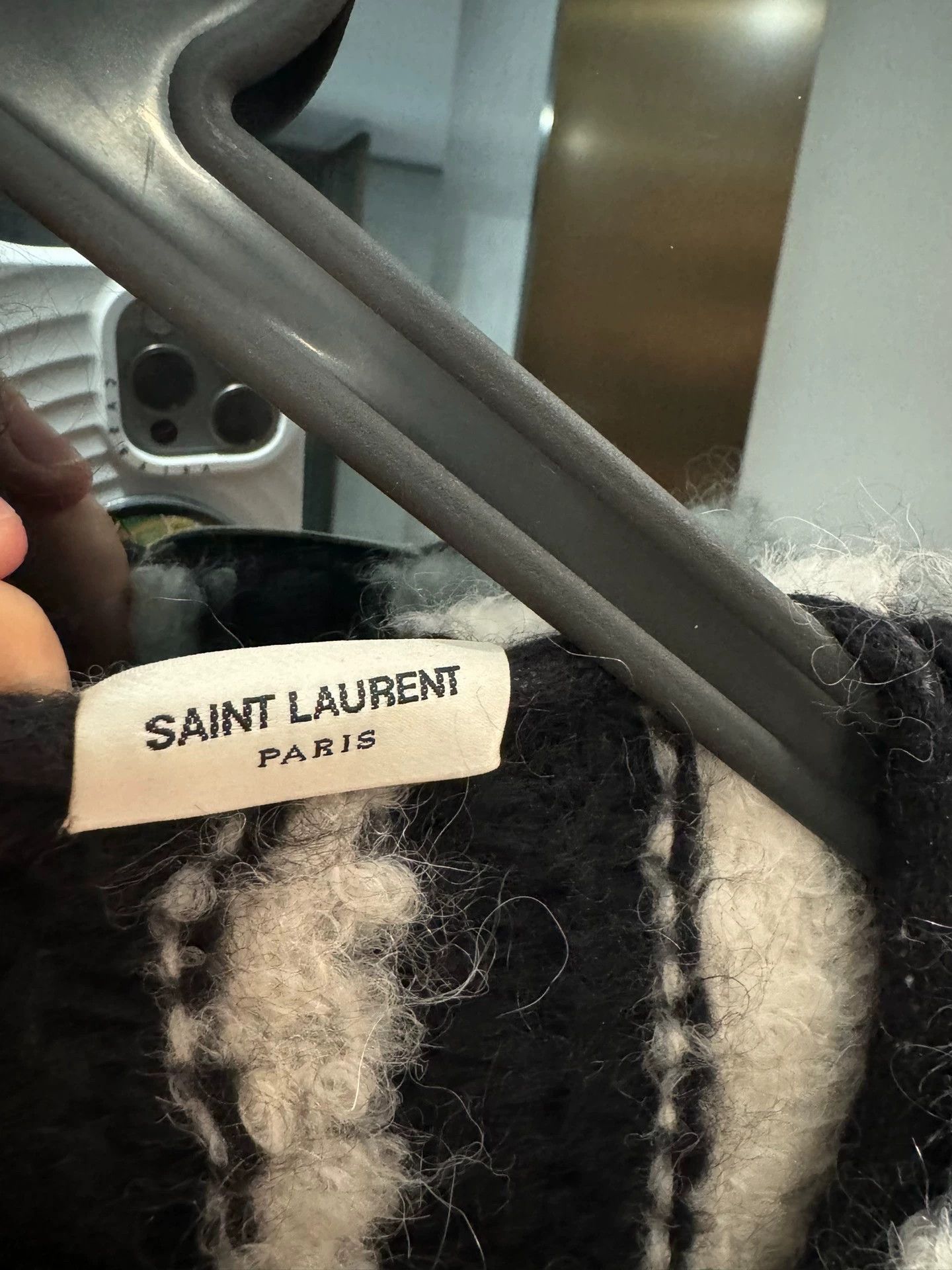 Saint Laurent Paris Saint Laurent Paris Camel wool cardigan jacket Size US M / EU 48-50 / 2 - 2 Thumbnail