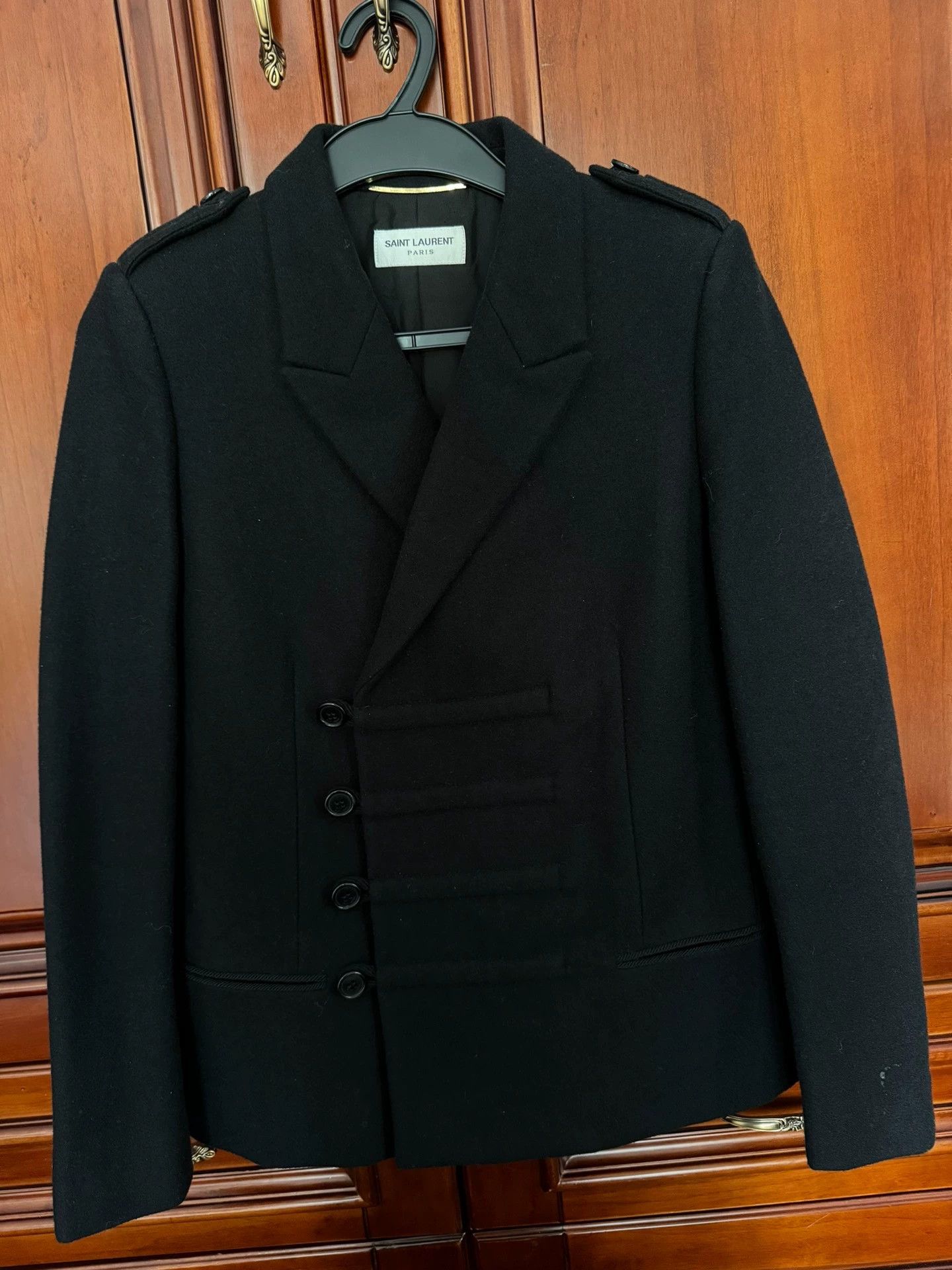 Saint Laurent Paris Saint Laurent Paris Mulberry silk wool jacket Size US XS / EU 42 / 0 - 3 Thumbnail