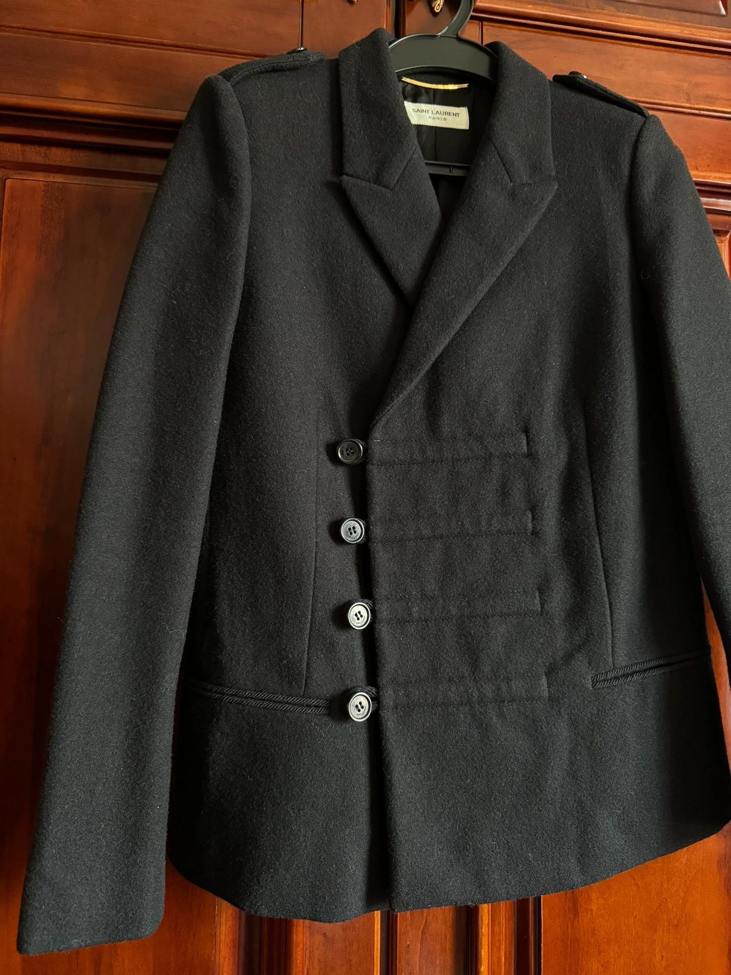 Saint Laurent Paris Saint Laurent Paris Mulberry silk wool jacket Size US XS / EU 42 / 0 - 2 Thumbnail