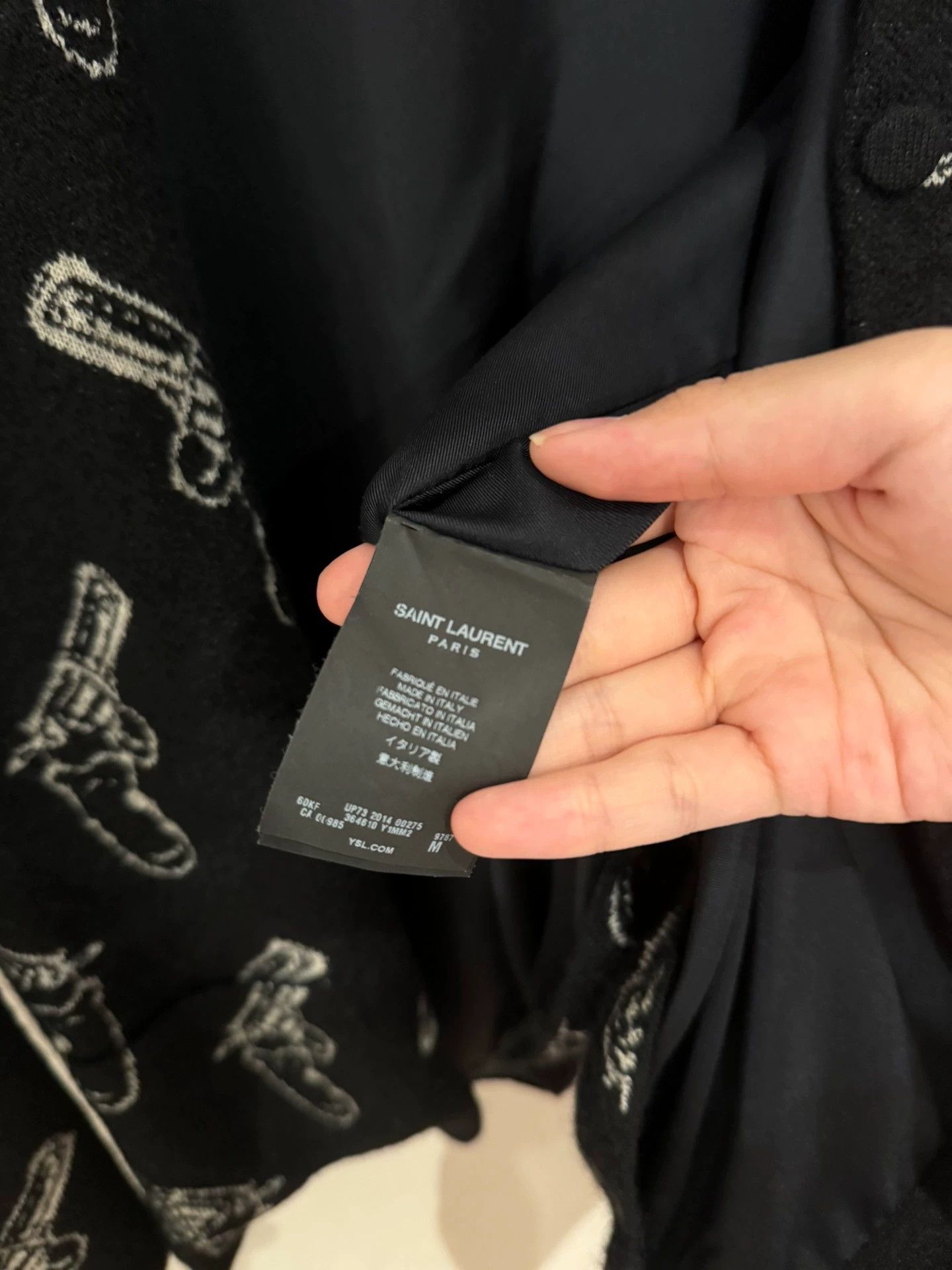 Saint Laurent Paris Saint Laurent Paris Pistol print jacket Size US M / EU 48-50 / 2 - 4 Thumbnail