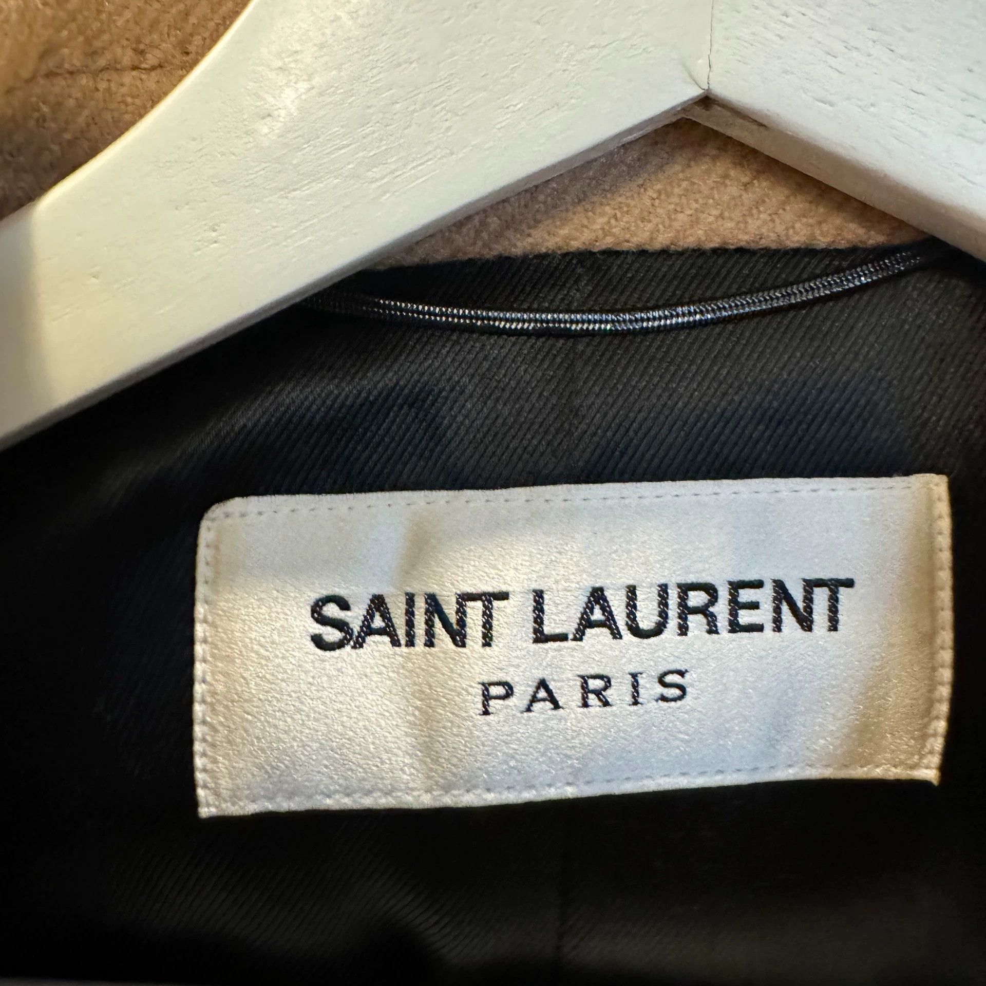Saint Laurent Paris Saint Laurent Paris Men's khaki coat Size US M / EU 48-50 / 2 - 2 Thumbnail