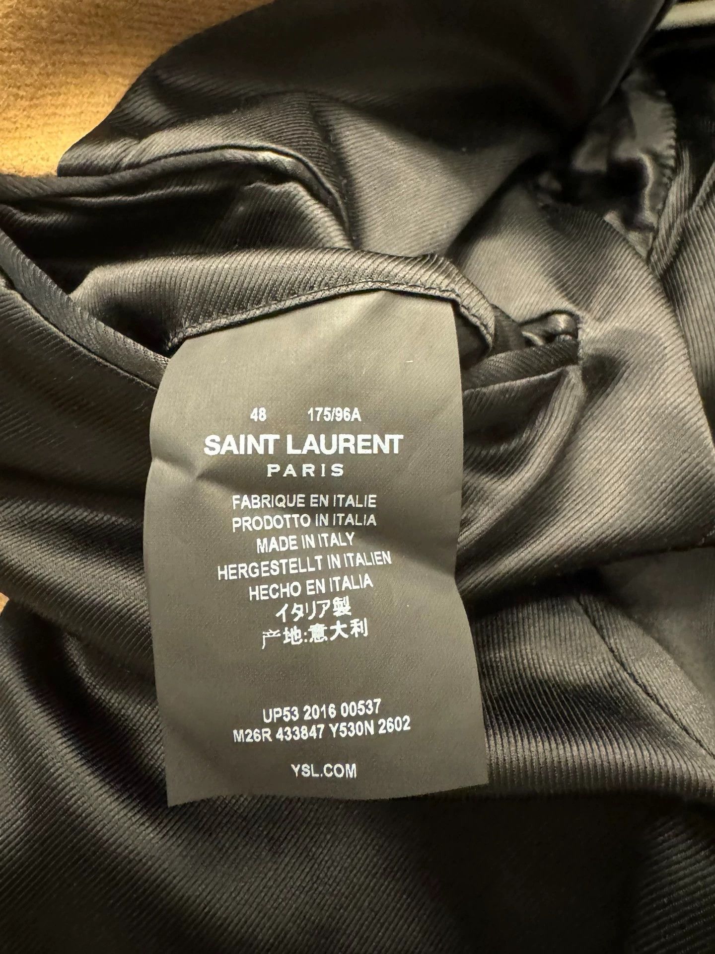 Saint Laurent Paris Saint Laurent Paris Men's khaki coat Size US M / EU 48-50 / 2 - 6 Thumbnail