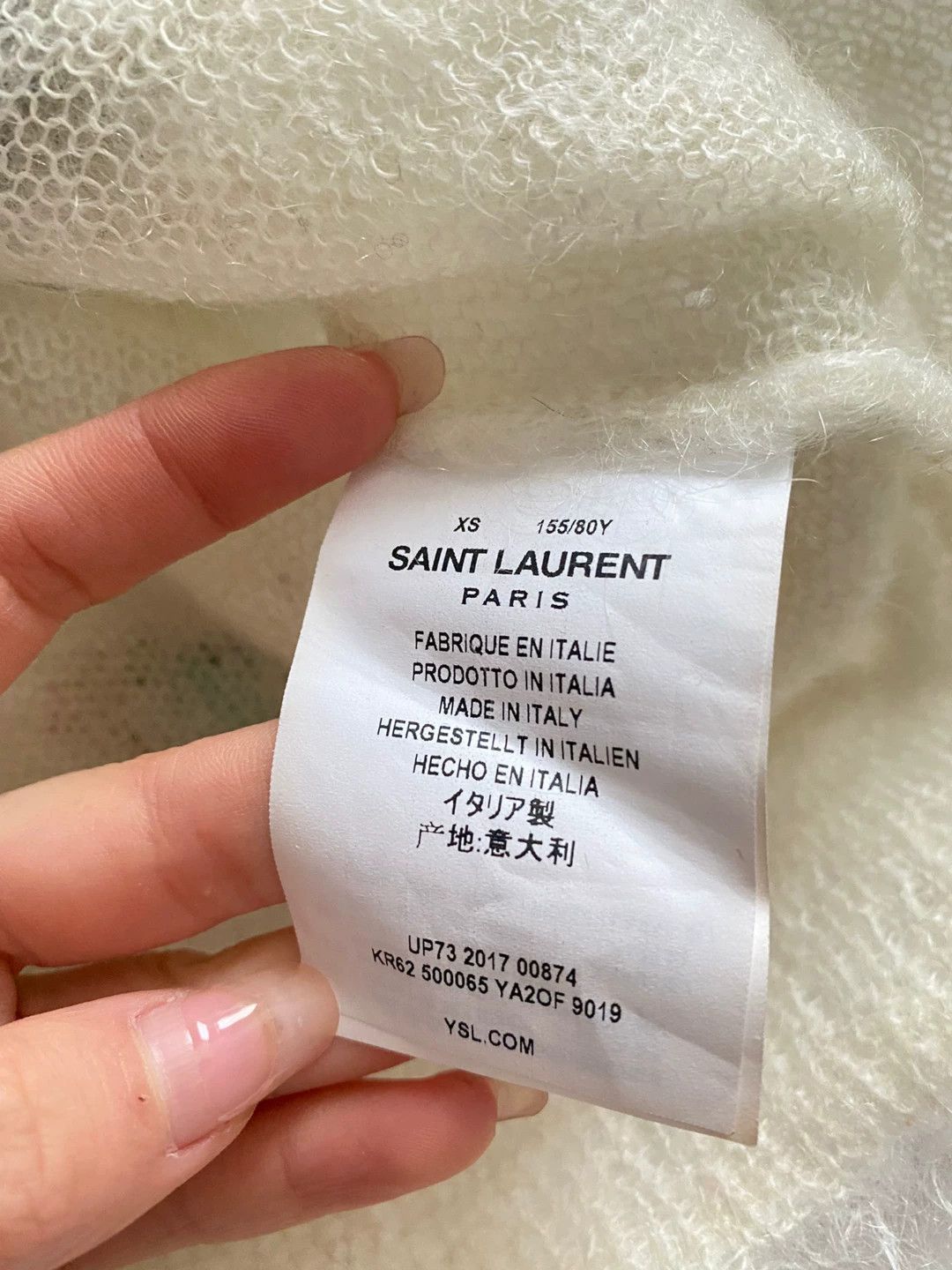 Saint Laurent Paris Saint Laurent Paris Ma Haimao Coconut Tree Sweater Size US XS / EU 42 / 0 - 3 Thumbnail