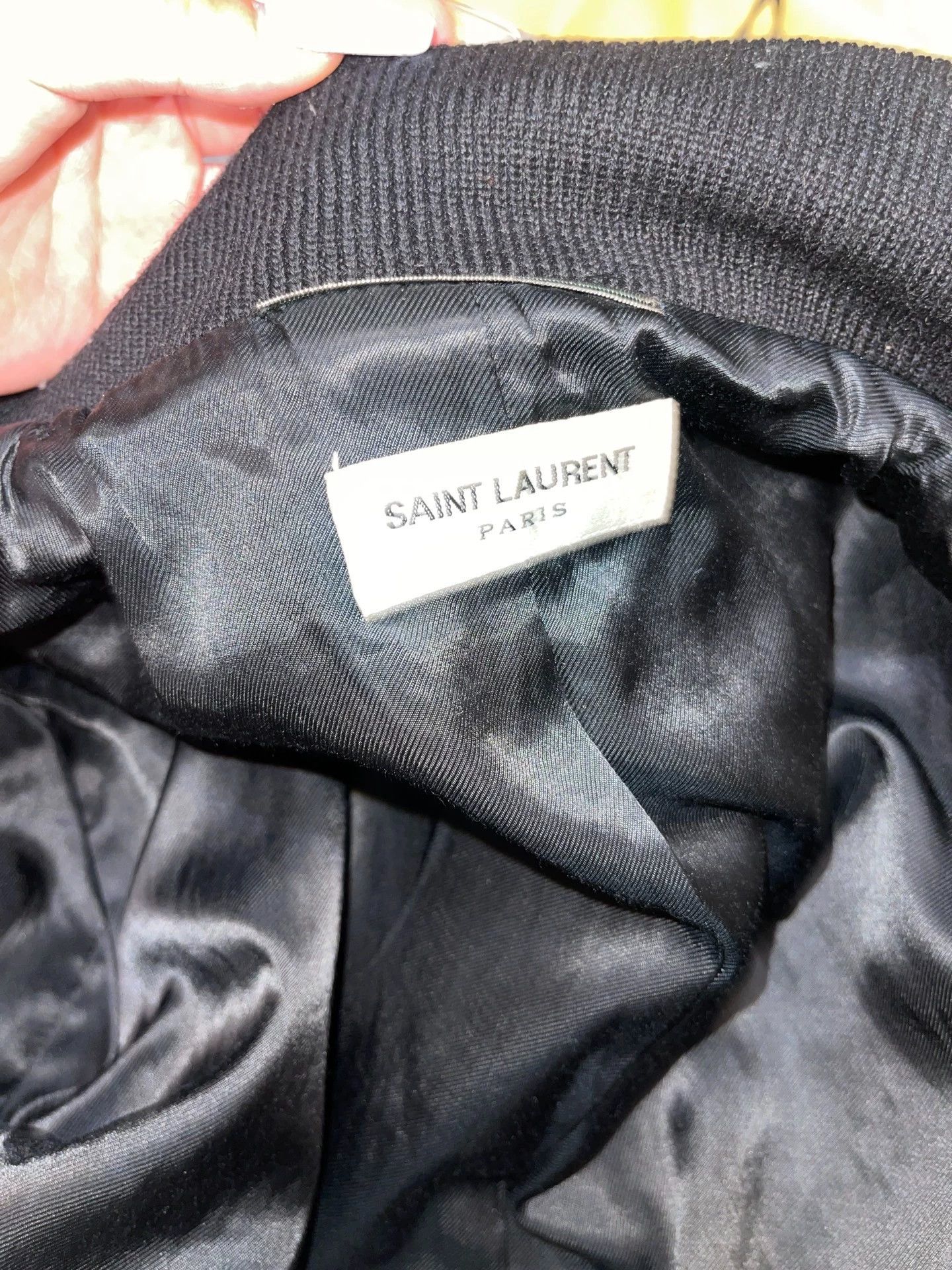 Saint Laurent Paris Saint Laurent Paris Classic baseball jacket Size US M / EU 48-50 / 2 - 3 Thumbnail