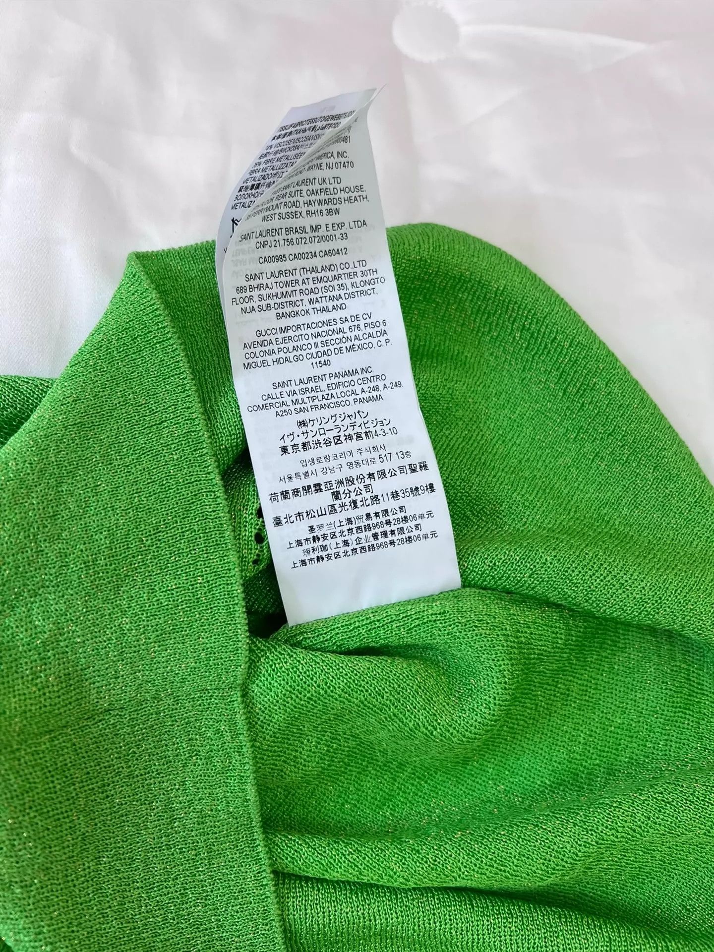 Saint Laurent Paris Saint Laurent Paris Green Knitted Long Sleeve Size US M / EU 48-50 / 2 - 4 Thumbnail