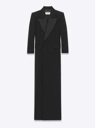Saint Laurent Paris Saint Laurent Paris Women's long evening coat Size US XS / EU 42 / 0 - 9 Thumbnail