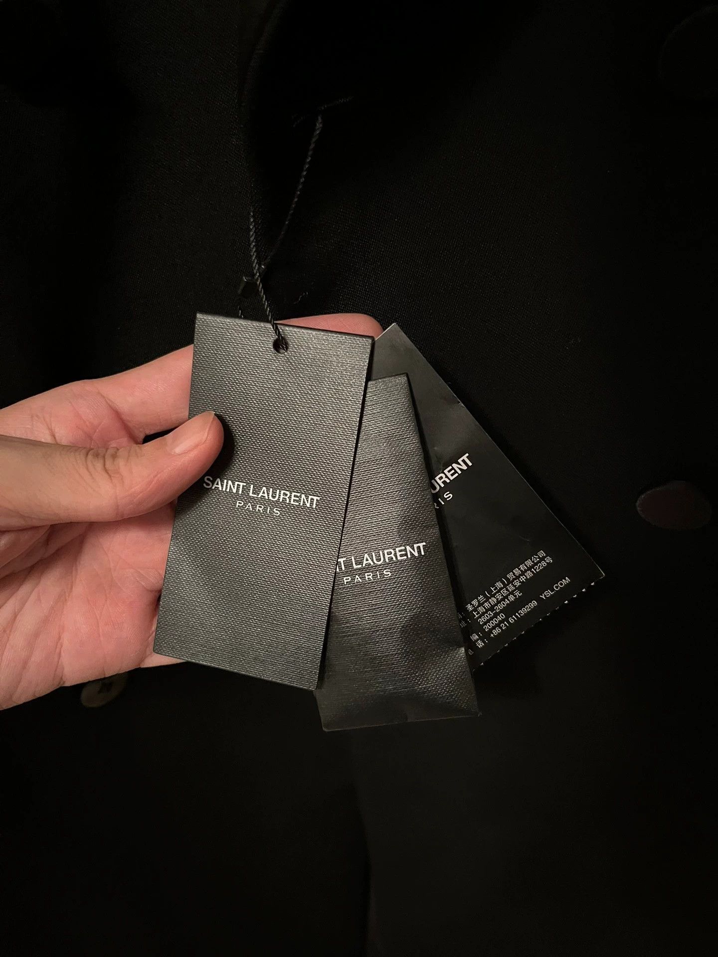 Saint Laurent Paris Saint Laurent Paris Women's long evening coat Size US XS / EU 42 / 0 - 3 Thumbnail
