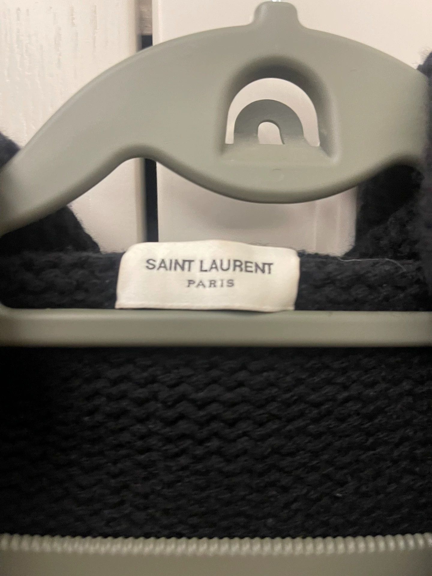 Saint Laurent Paris Saint Laurent Paris Wool Knitted Hooded Jacket Size US XS / EU 42 / 0 - 7 Thumbnail