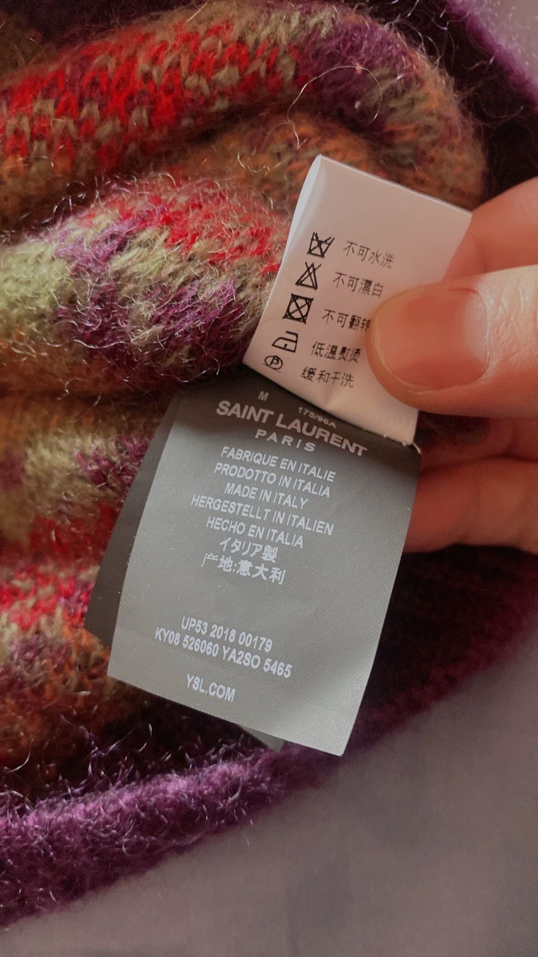Saint Laurent Paris Saint Laurent Paris Mohair blend sweater Size US M / EU 48-50 / 2 - 4 Thumbnail