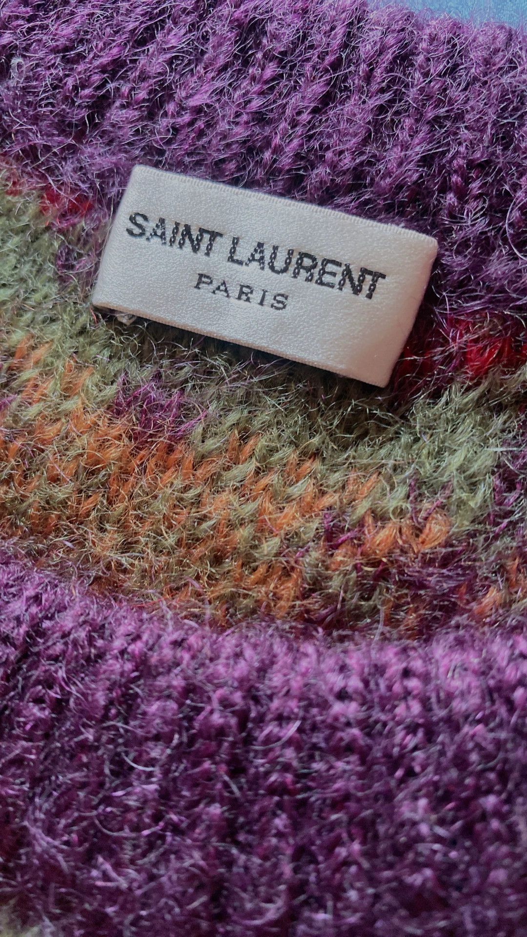 Saint Laurent Paris Saint Laurent Paris Mohair blend sweater Size US M / EU 48-50 / 2 - 2 Thumbnail