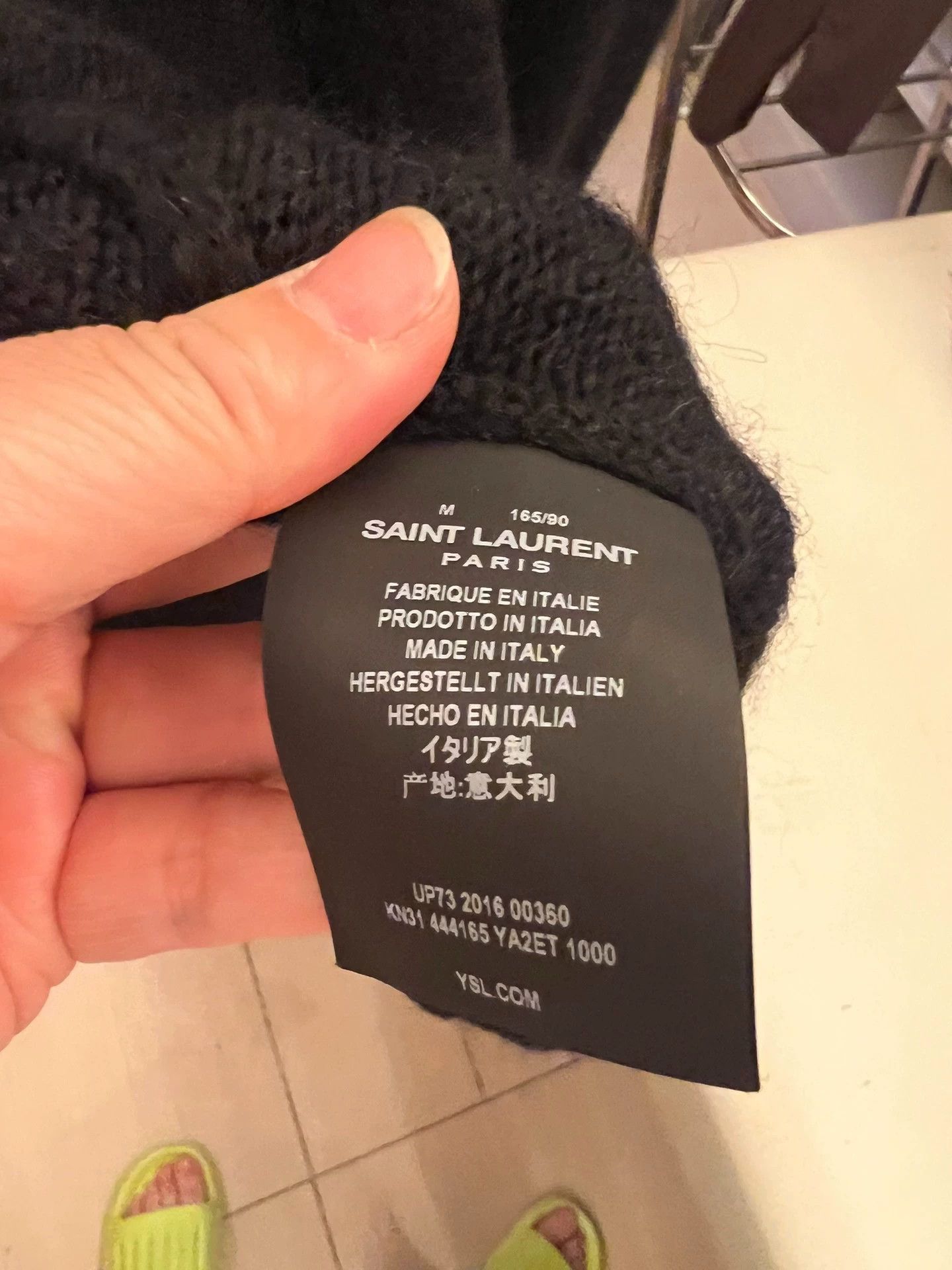 Saint Laurent Paris Saint Laurent Paris Limited edition sweater cardigan Size US S / EU 44-46 / 1 - 3 Thumbnail