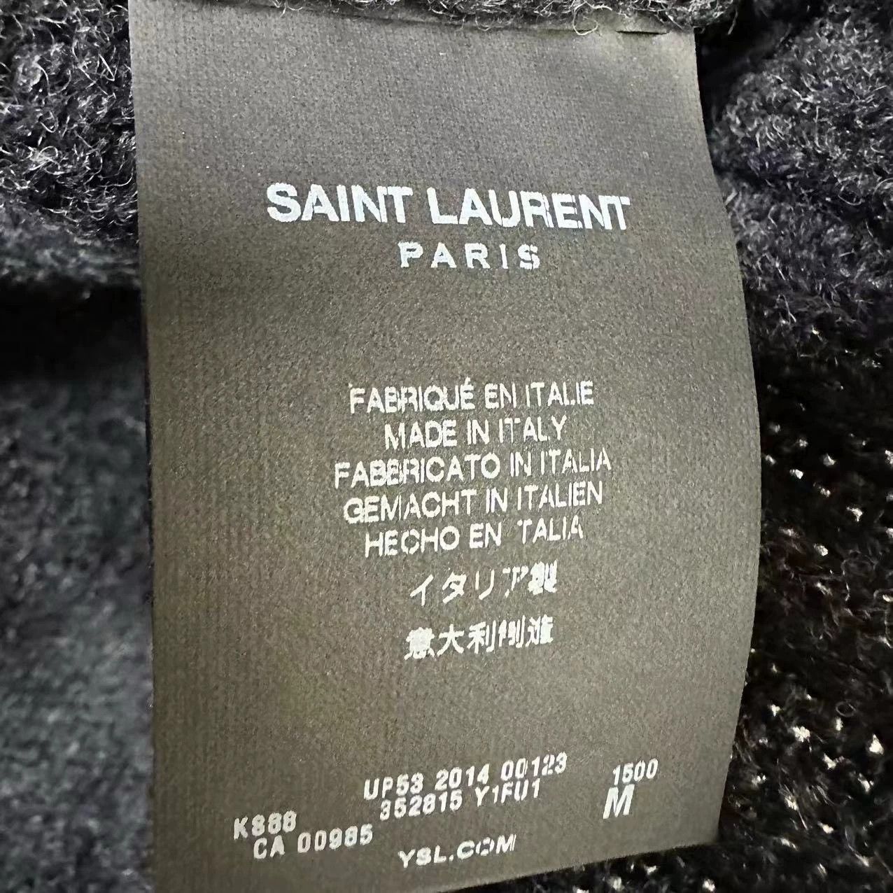 Saint Laurent Paris Saint Laurent Paris Classic long sleeved sweater Size US M / EU 48-50 / 2 - 3 Thumbnail