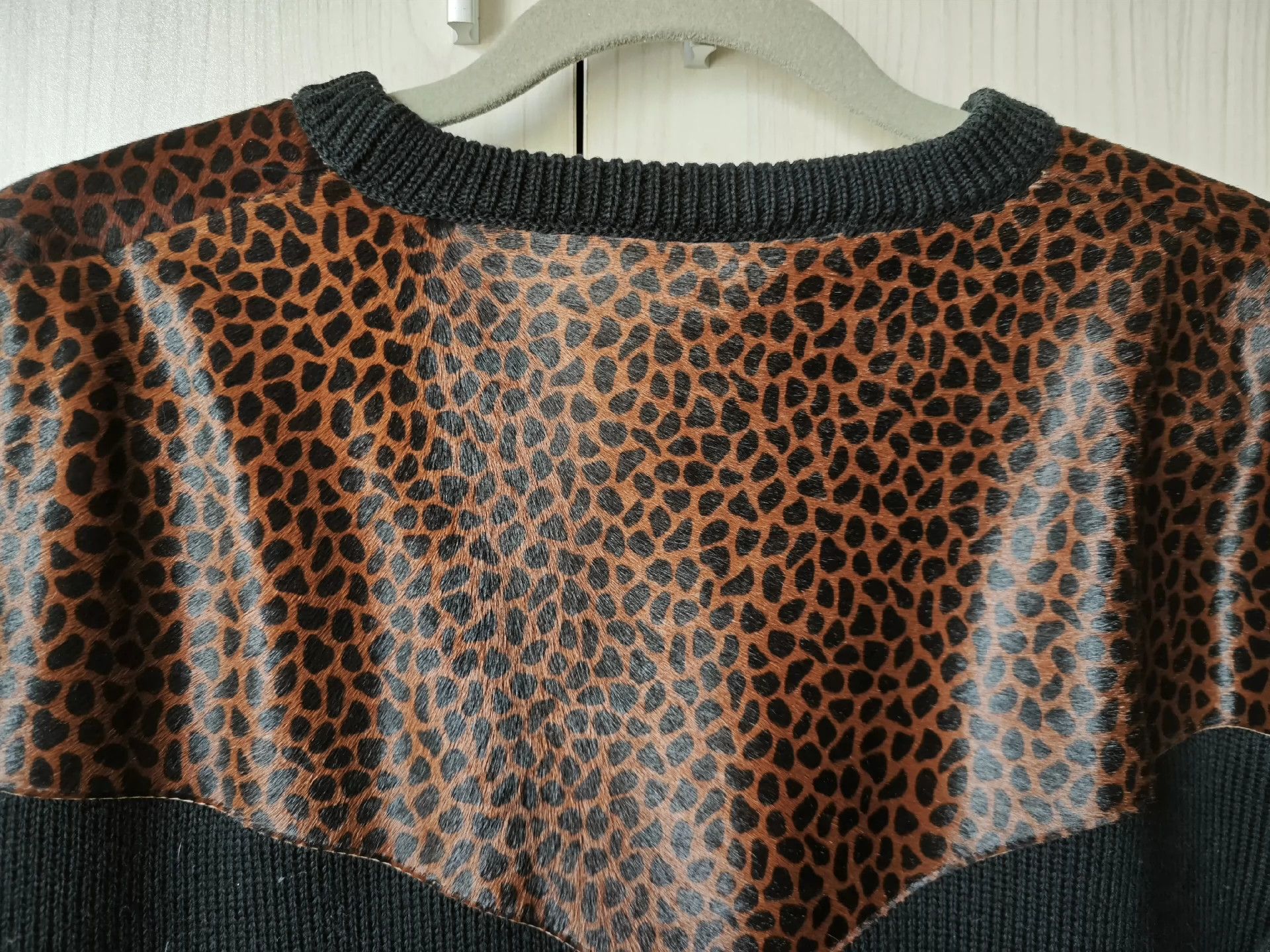 Saint Laurent Paris Saint Laurent Paris Shoulder patchwork sweater Size US XL / EU 56 / 4 - 4 Thumbnail