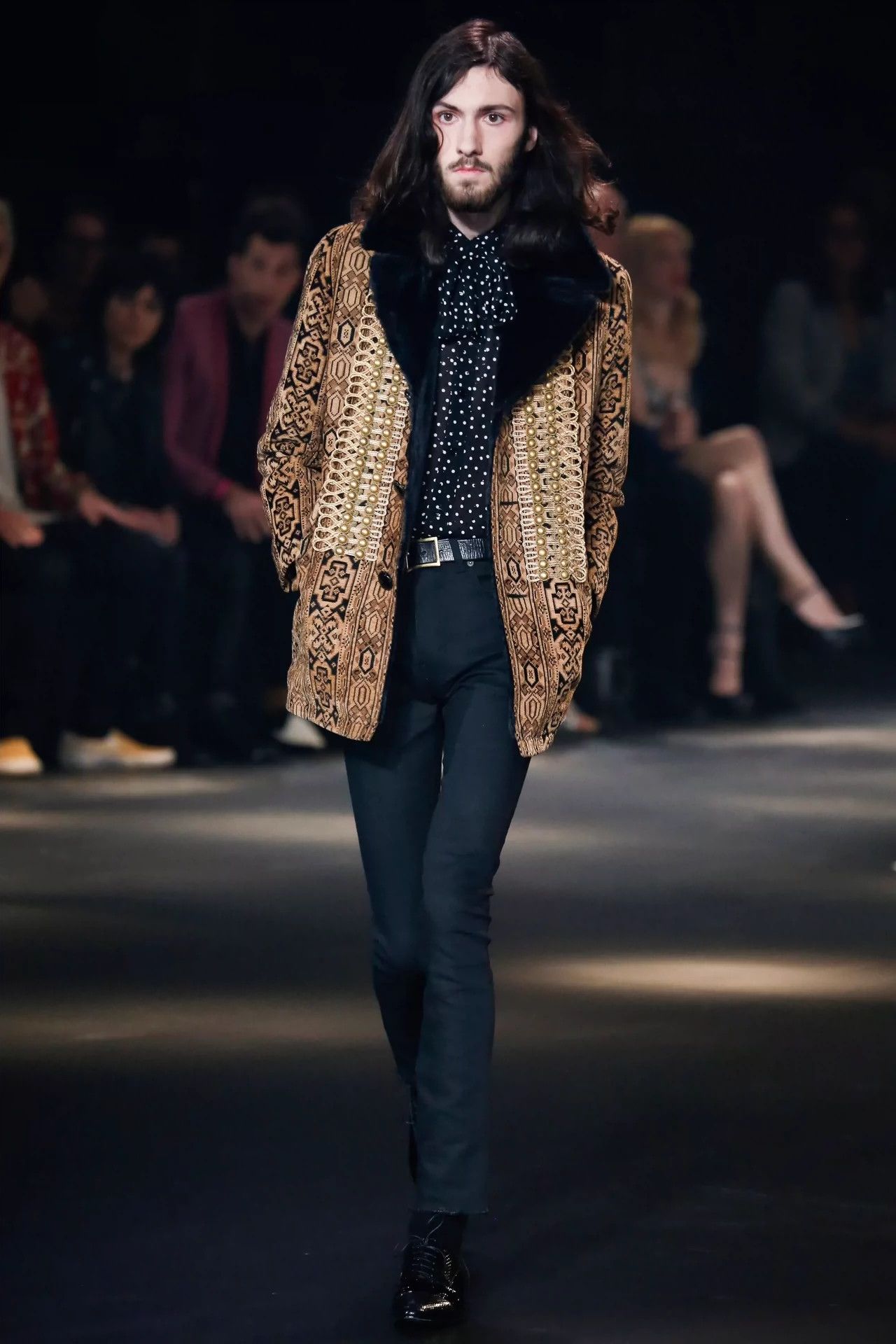 Saint Laurent Paris Saint Laurent Paris Xiu style heavy-duty jacket Size US L / EU 52-54 / 3 - 5 Thumbnail