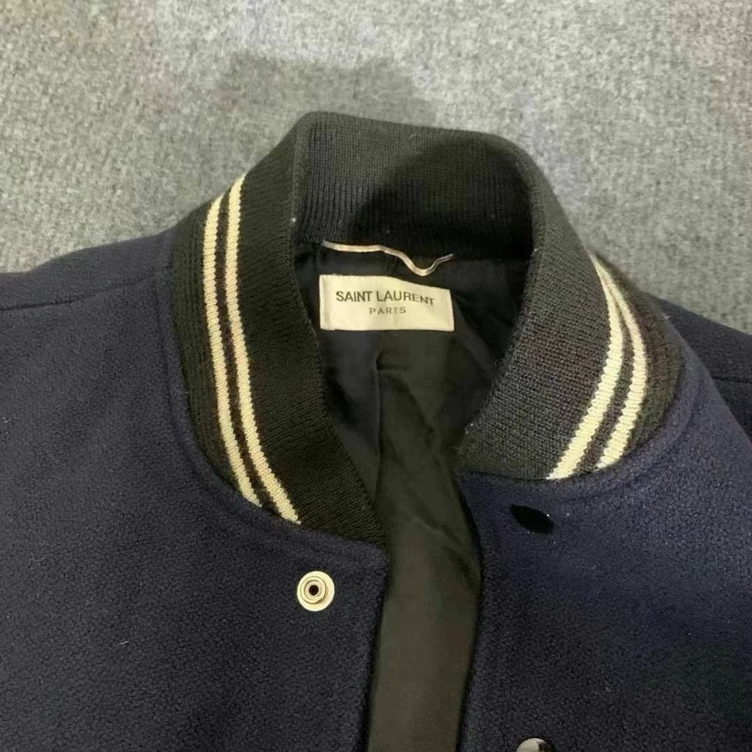 Saint Laurent Paris Saint Laurent Paris Classic baseball jacket Size US S / EU 44-46 / 1 - 3 Thumbnail