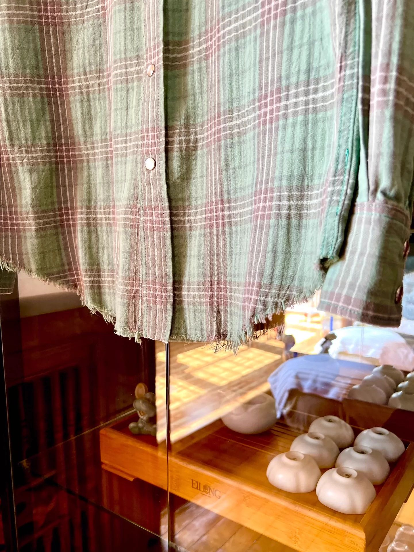 Saint Laurent Paris Saint Laurent Paris 16ss fashion show plaid fringed shirt Size US S / EU 44-46 / 1 - 5 Thumbnail