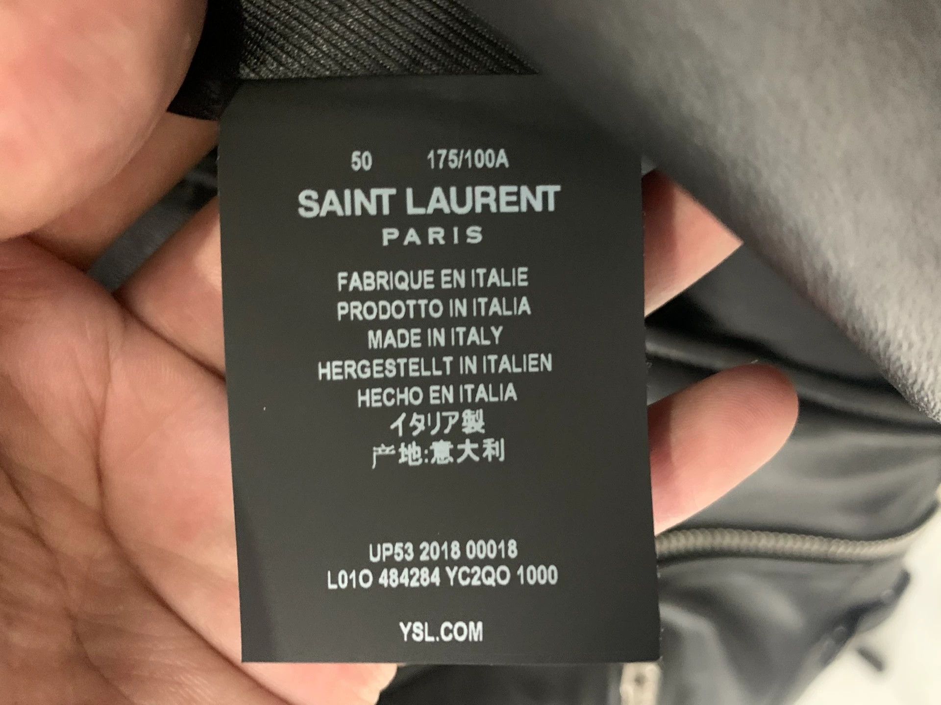Saint Laurent Paris Saint Laurent Paris L01 motorcycle leather jacket Size US M / EU 48-50 / 2 - 4 Thumbnail