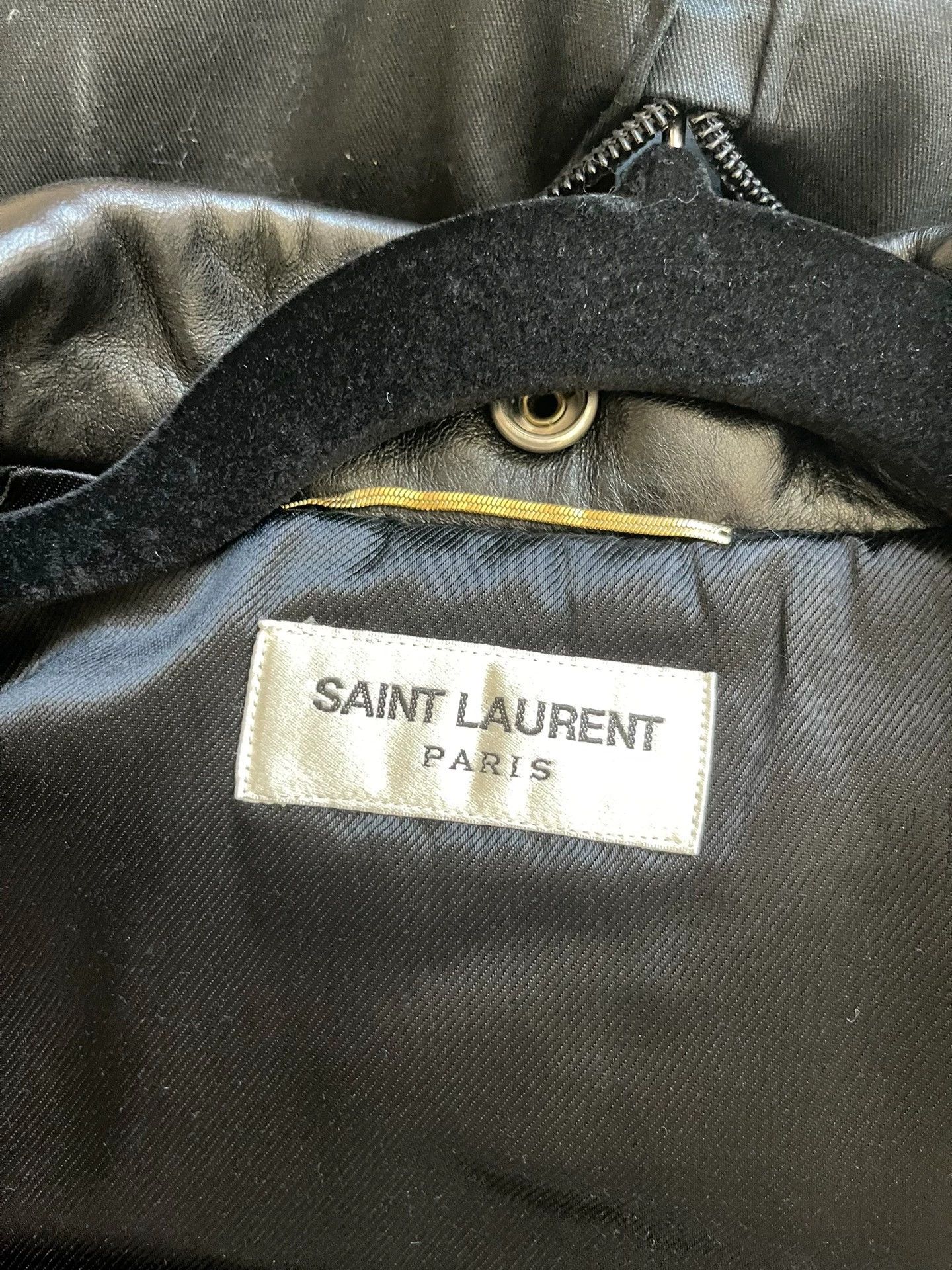 Saint Laurent Paris Saint Laurent Paris Classic motorcycle jacket Size US S / EU 44-46 / 1 - 5 Thumbnail