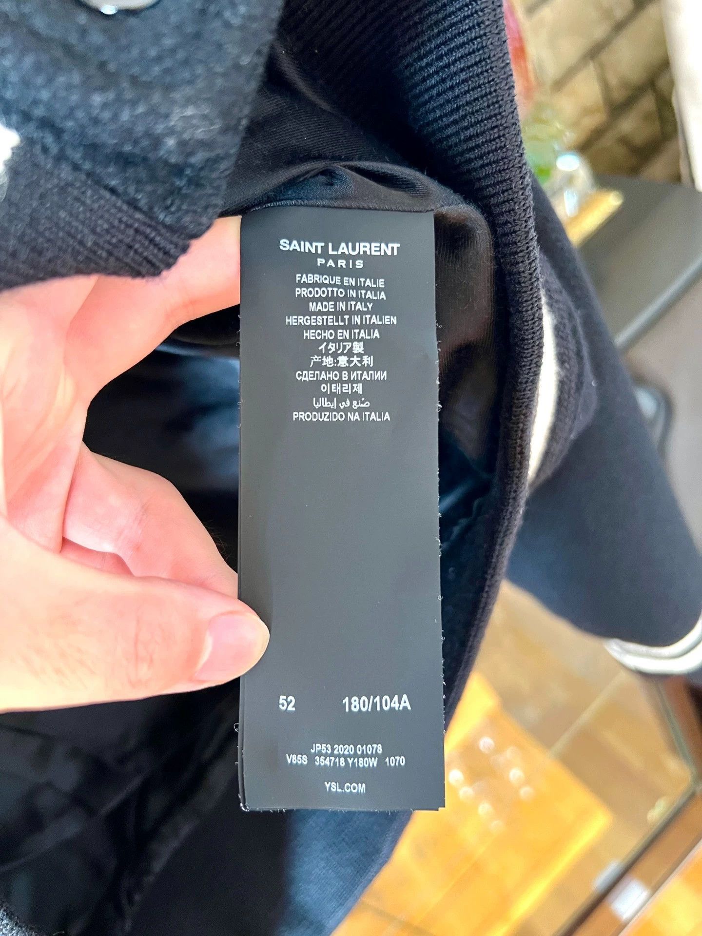 Saint Laurent Paris Saint Laurent Paris Classic baseball jacket Size US L / EU 52-54 / 3 - 6 Thumbnail