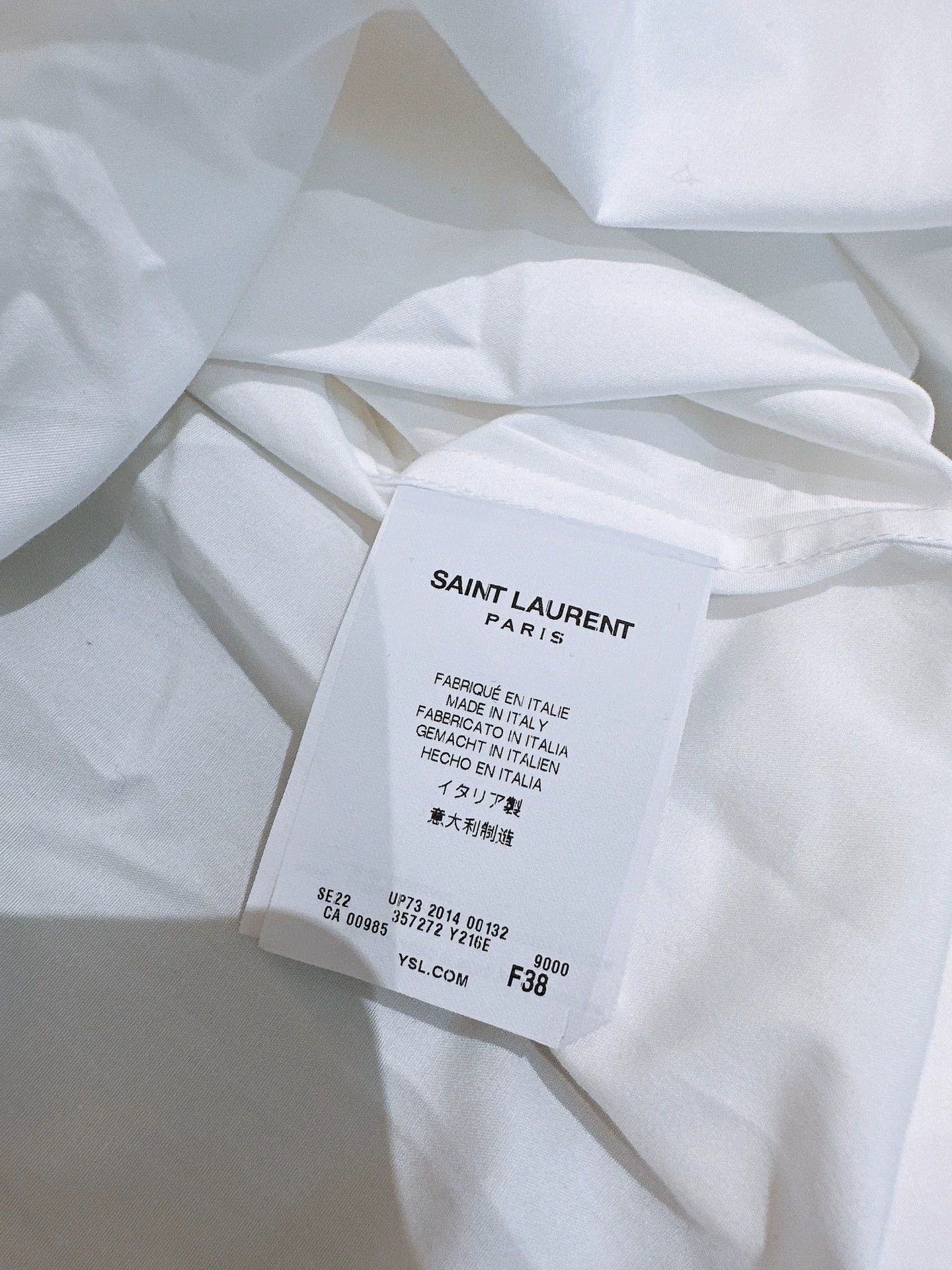 Saint Laurent Paris Saint Laurent Paris Silhouette shirt Size US S / EU 44-46 / 1 - 8 Thumbnail