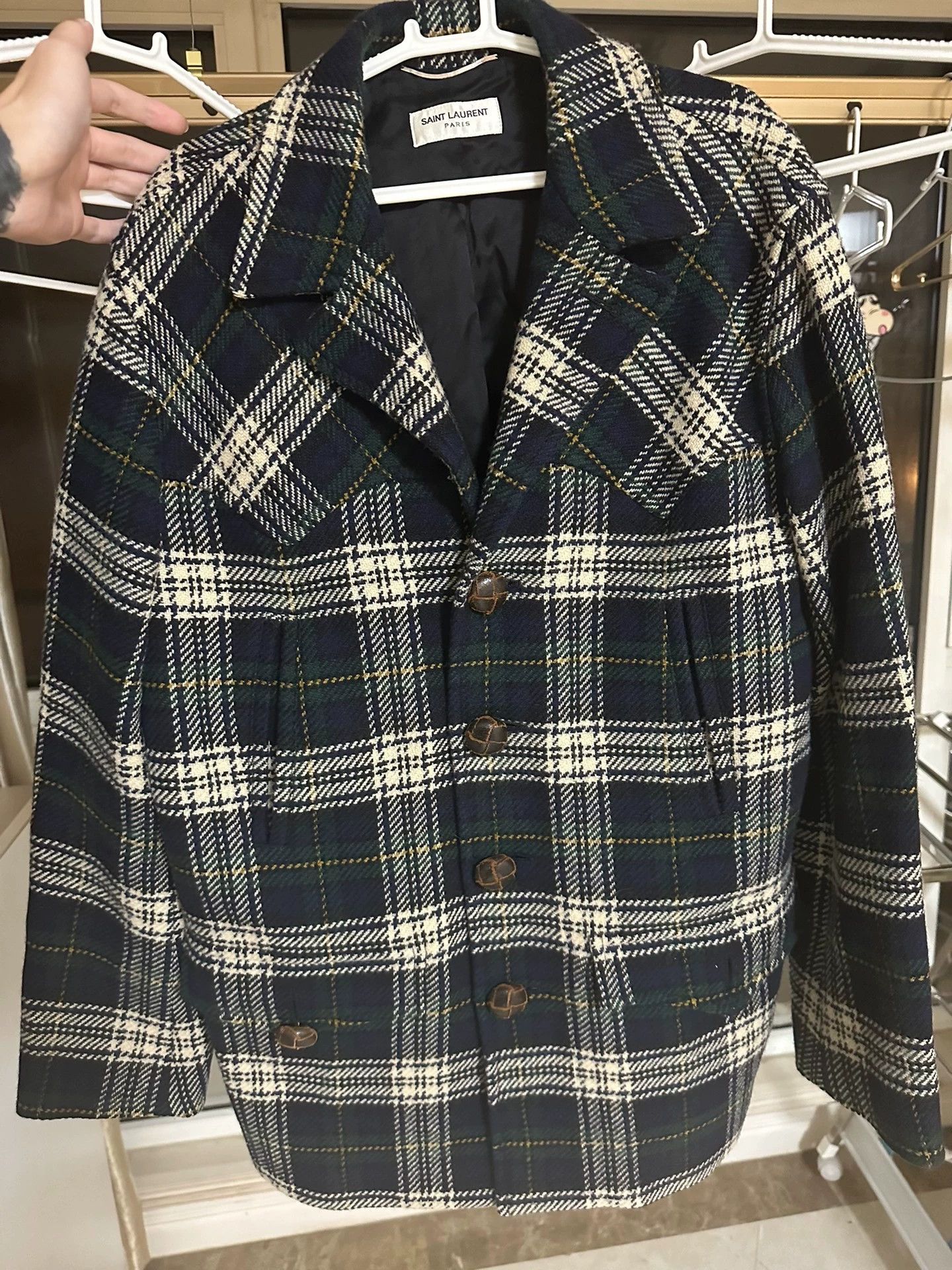 Saint Laurent Paris Saint Laurent Paris Wool coat Size US S / EU 44-46 / 1 - 3 Thumbnail