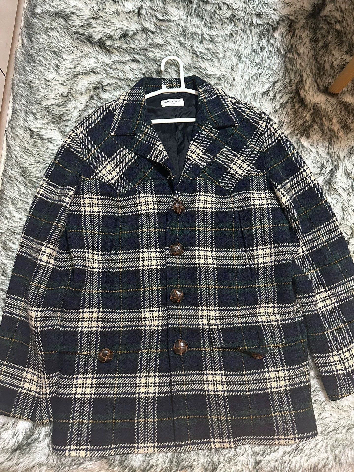 Saint Laurent Paris Saint Laurent Paris Wool coat Size US S / EU 44-46 / 1 - 2 Thumbnail
