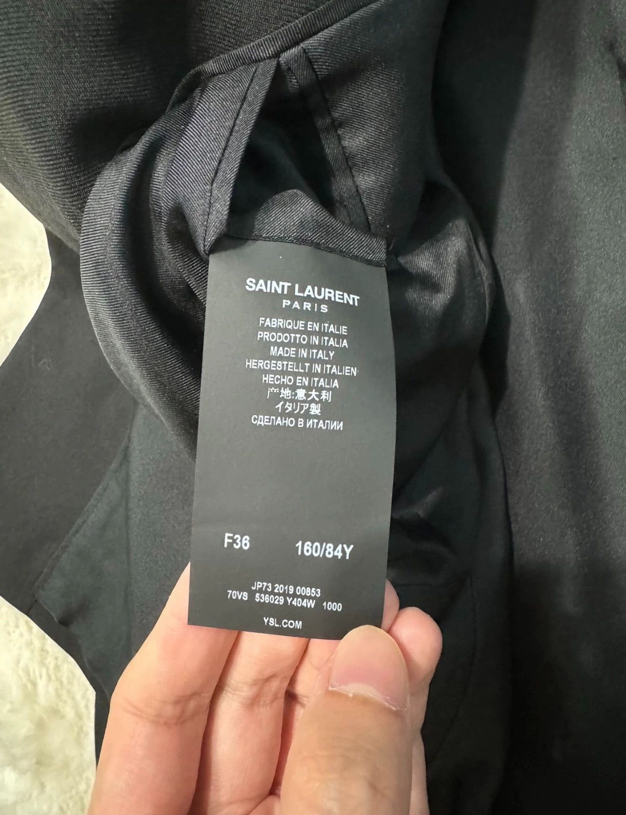 Saint Laurent Paris Saint Laurent Paris Classic suit Size US S / EU 44-46 / 1 - 4 Thumbnail