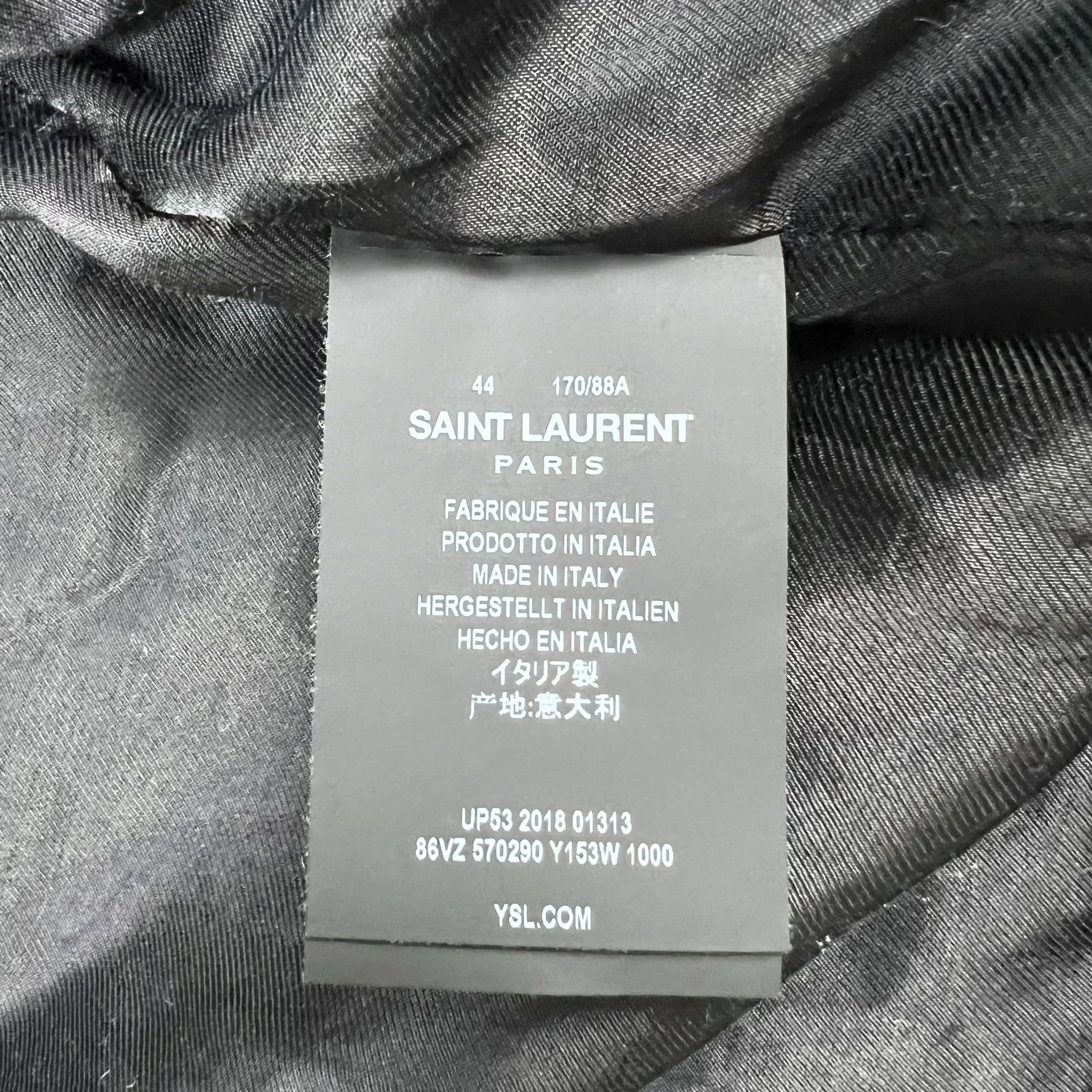 Saint Laurent Paris Saint Laurent Paris Bomber Jacket Size US S / EU 44-46 / 1 - 6 Thumbnail