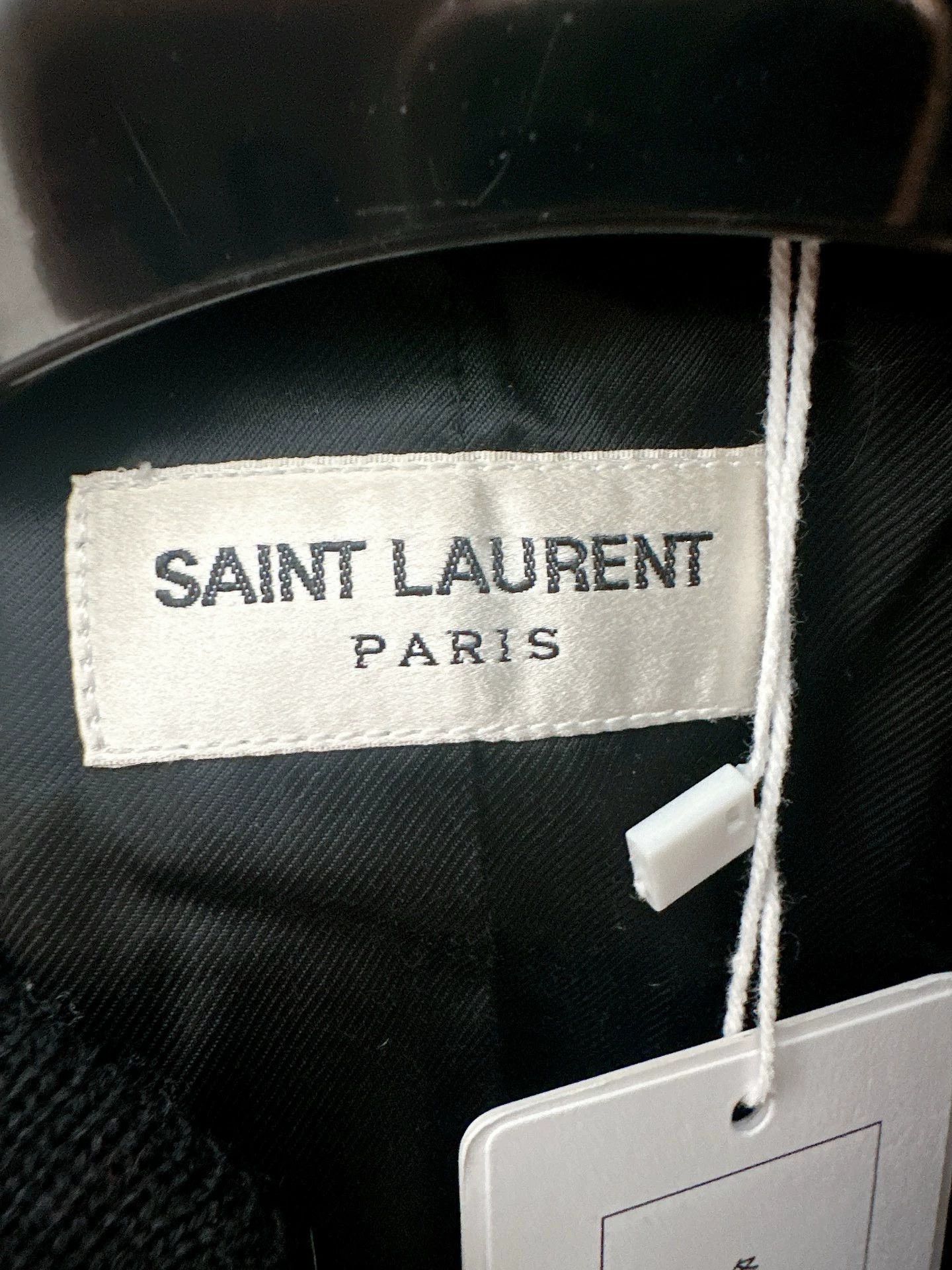 Saint Laurent Paris Saint Laurent Paris Black and white baseball jersey Size US XS / EU 42 / 0 - 3 Thumbnail