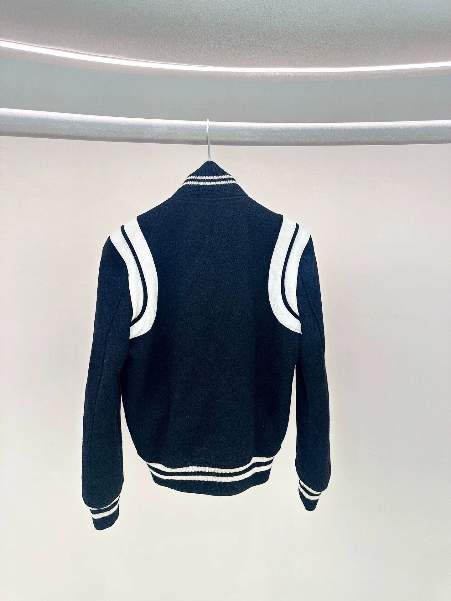 Saint Laurent Paris Saint Laurent Paris Black and white baseball jersey Size US XS / EU 42 / 0 - 2 Thumbnail