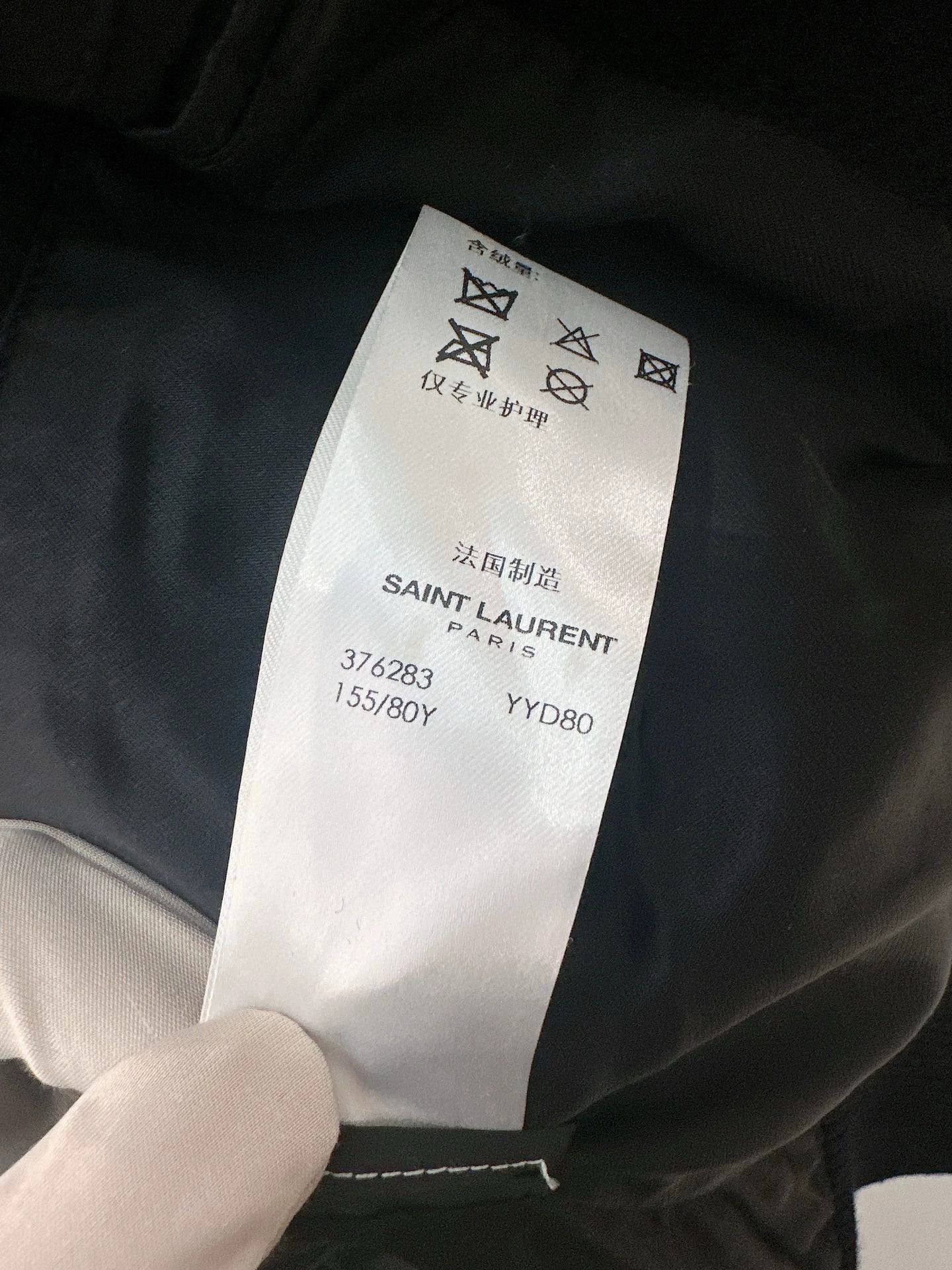 Saint Laurent Paris Saint Laurent Paris Black and white baseball jersey Size US XS / EU 42 / 0 - 5 Thumbnail