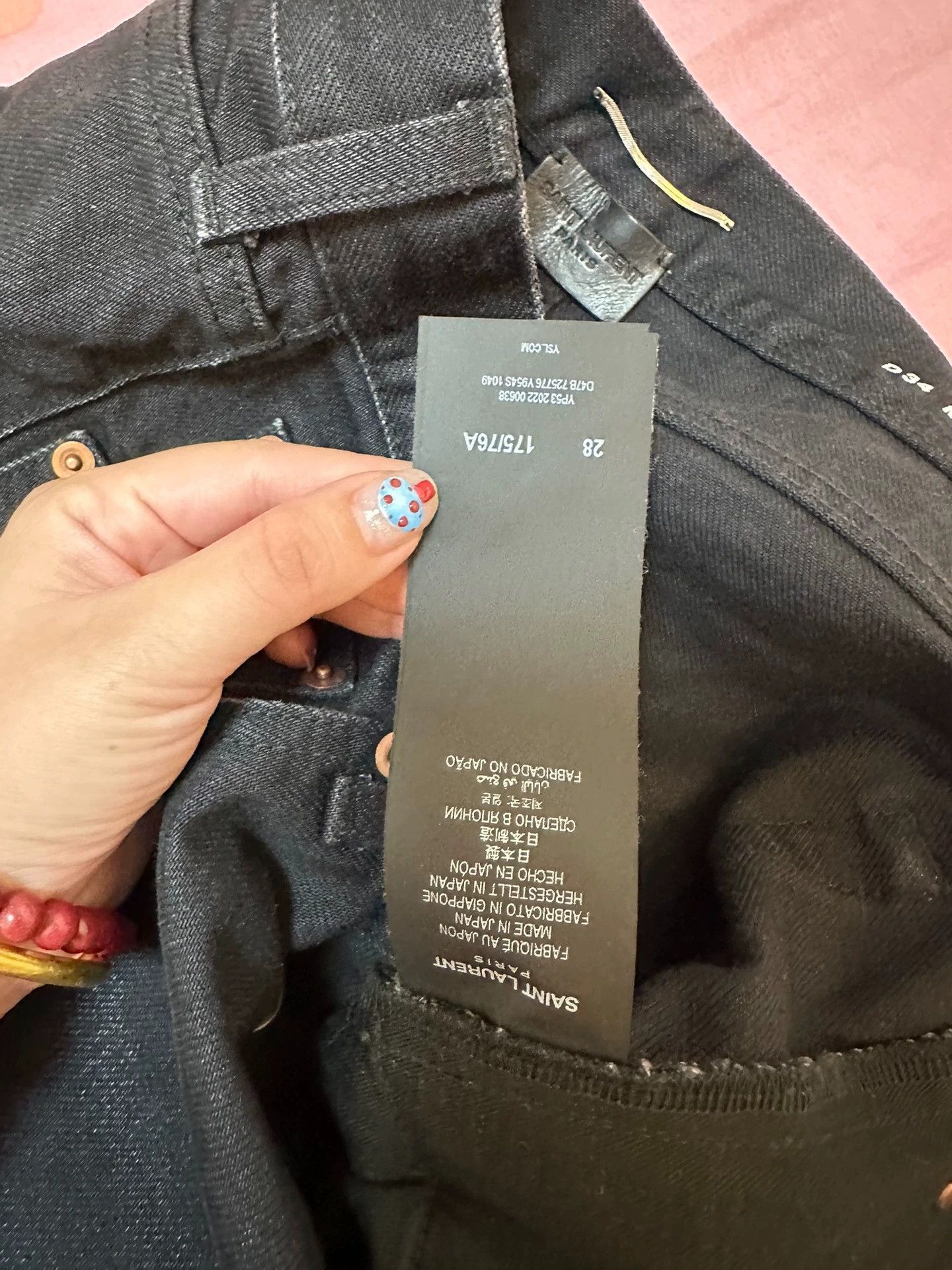 Saint Laurent Paris Saint Laurent Paris jeans Size US 28 / EU 44 - 2 Thumbnail