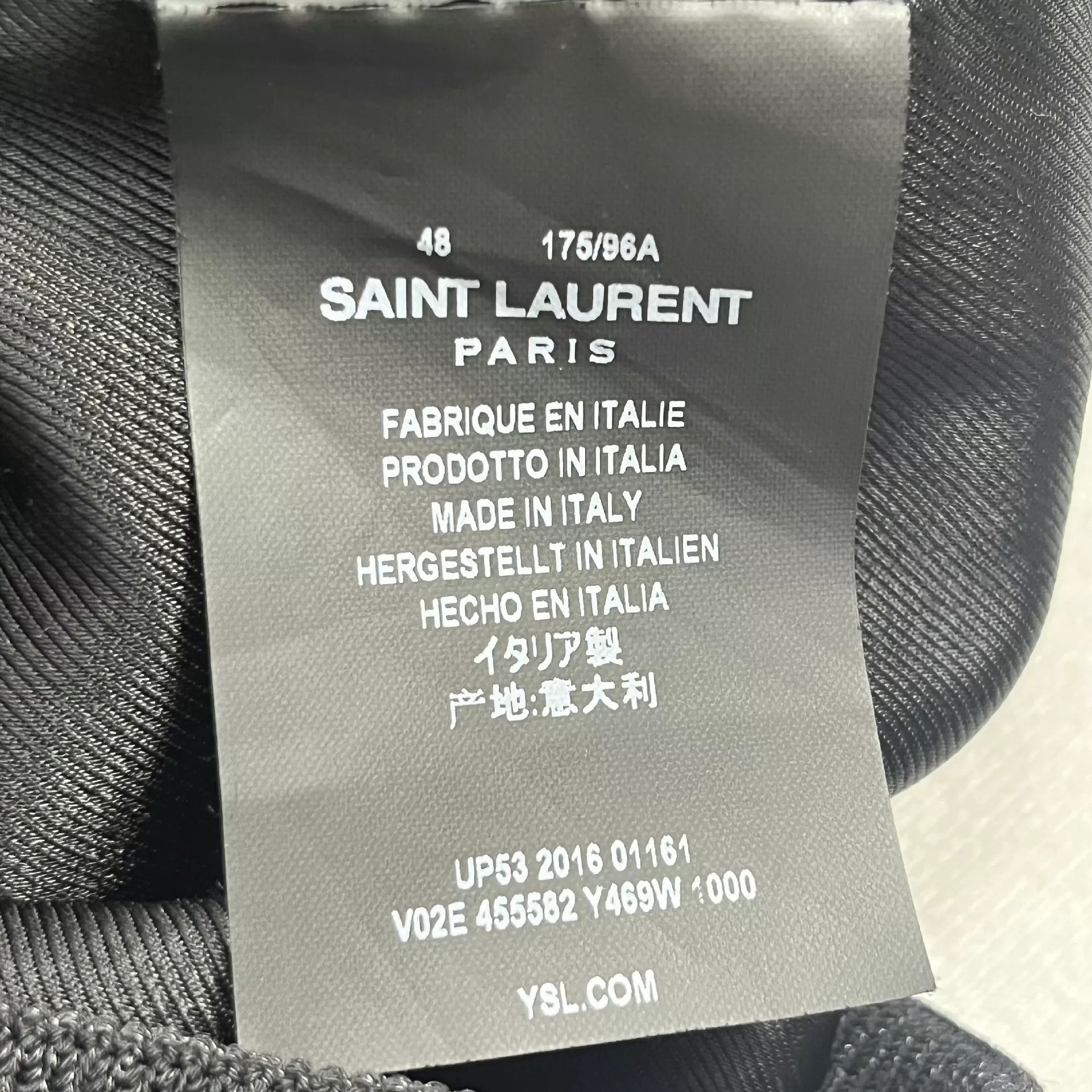 Saint Laurent Paris Saint Laurent Paris black jacket Size US M / EU 48-50 / 2 - 7 Thumbnail
