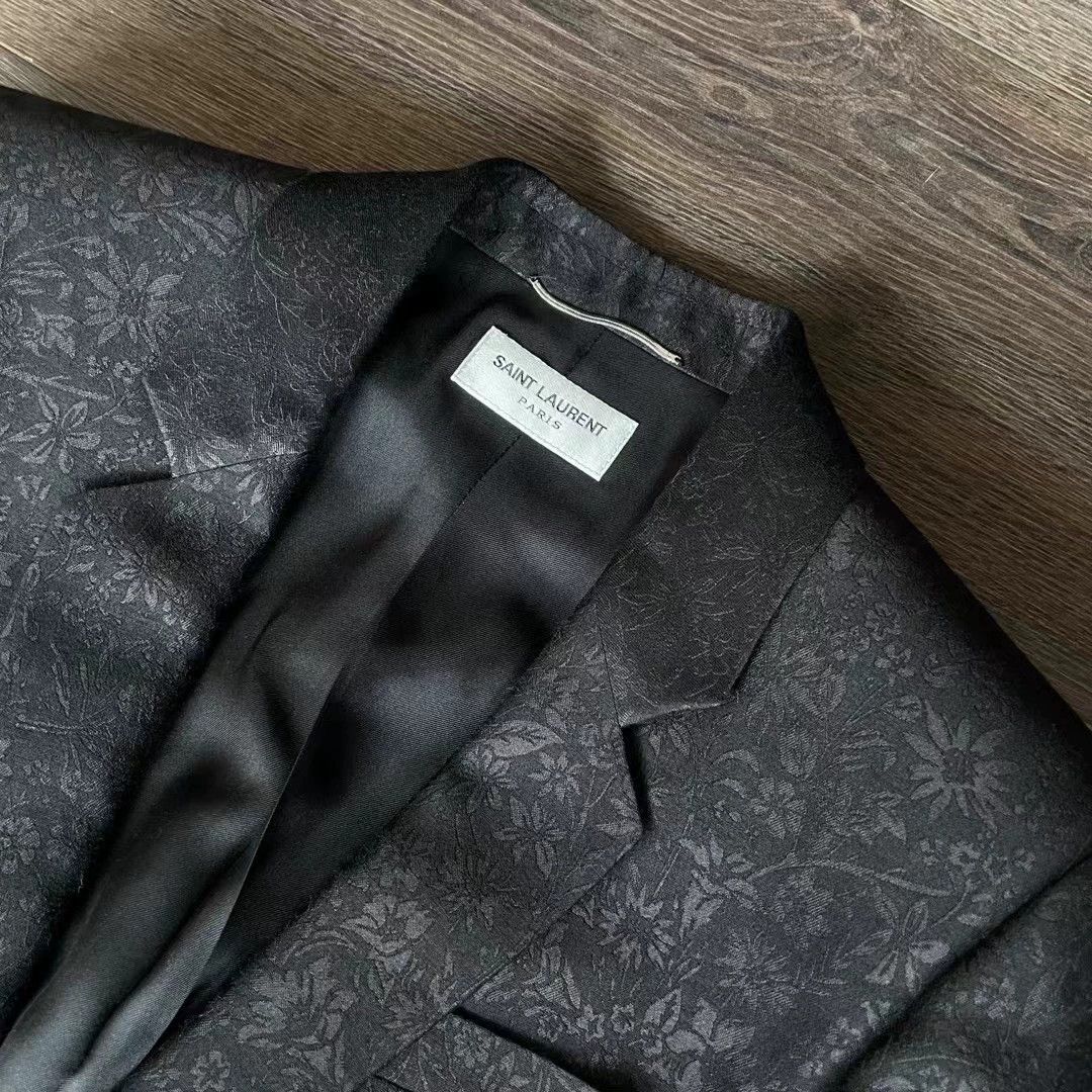 Saint Laurent Paris Saint Laurent Paris Jacquard jacket Size US M / EU 48-50 / 2 - 2 Thumbnail