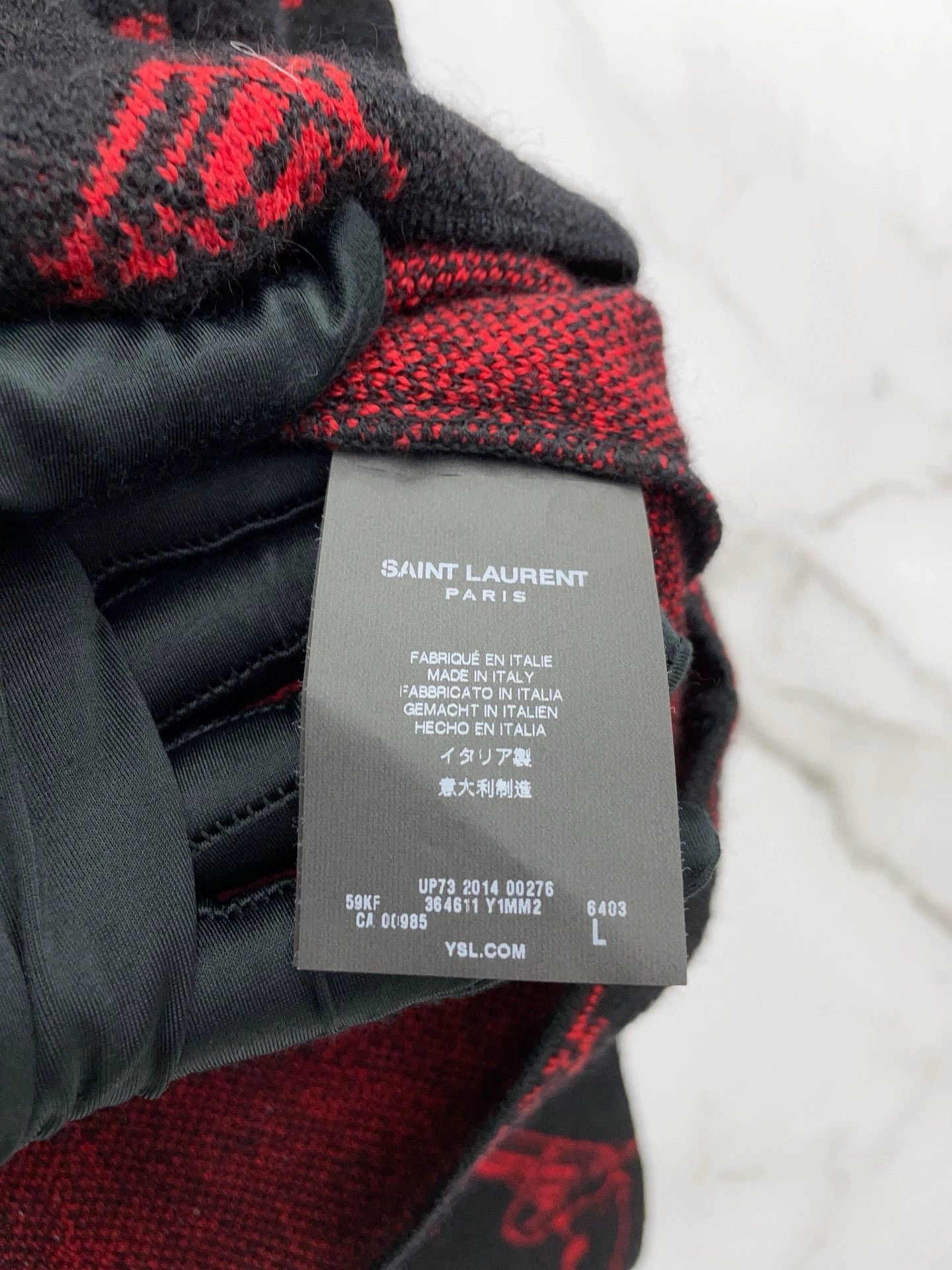 Saint Laurent Paris Saint Laurent Paris Pistol printed sweater Size US L / EU 52-54 / 3 - 8 Thumbnail