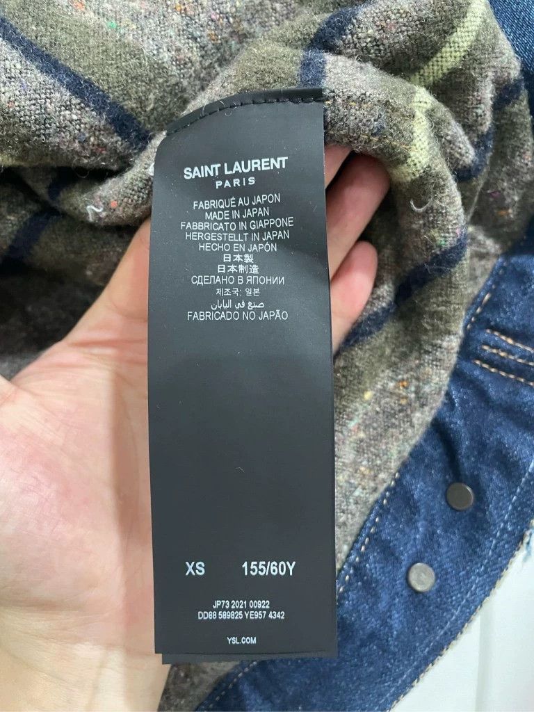 Saint Laurent Paris Saint Laurent Paris denim Size US XS / EU 42 / 0 - 4 Thumbnail