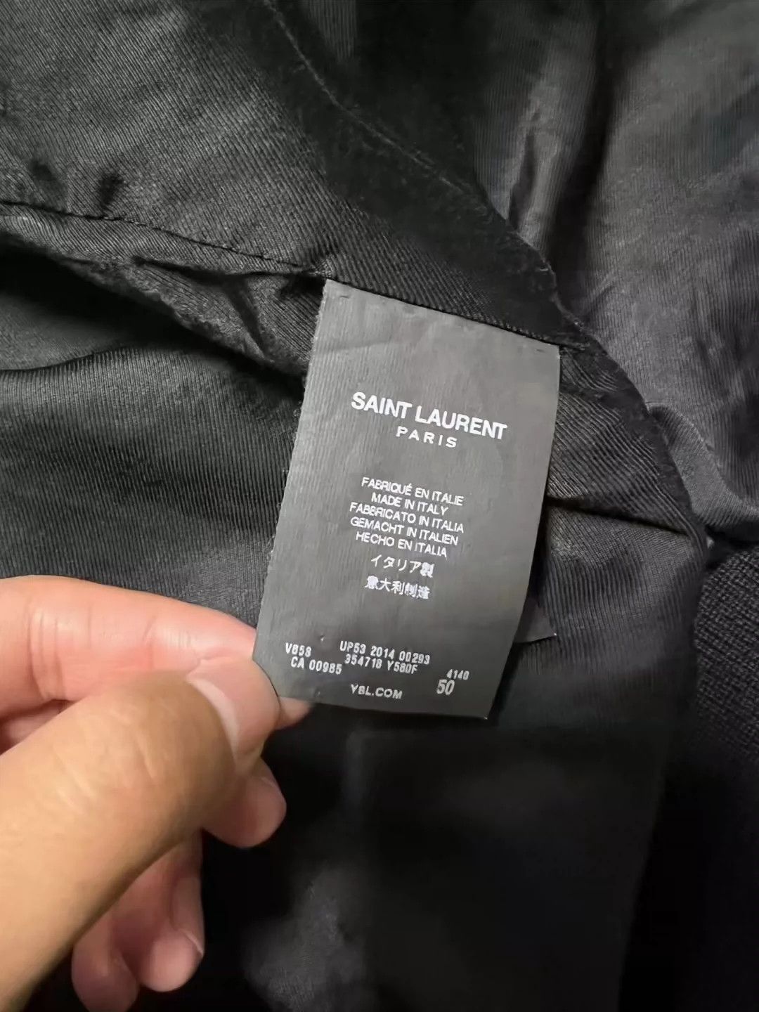 Saint Laurent Paris Saint Laurent Paris baseball uniform Size US L / EU 52-54 / 3 - 3 Thumbnail