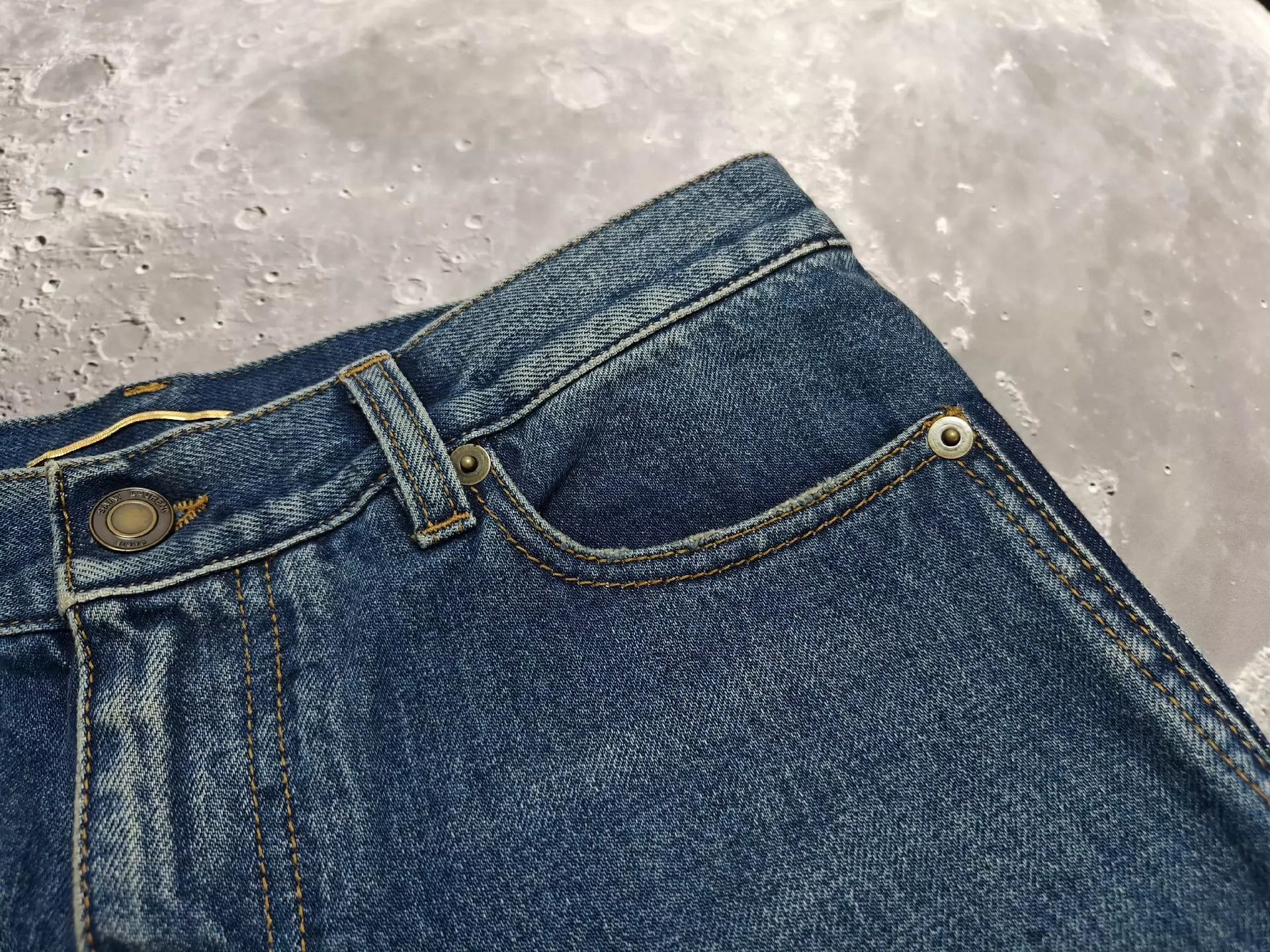 Saint Laurent Paris Saint Laurent Paris Heavy duty jeans Size US 27 - 7 Thumbnail